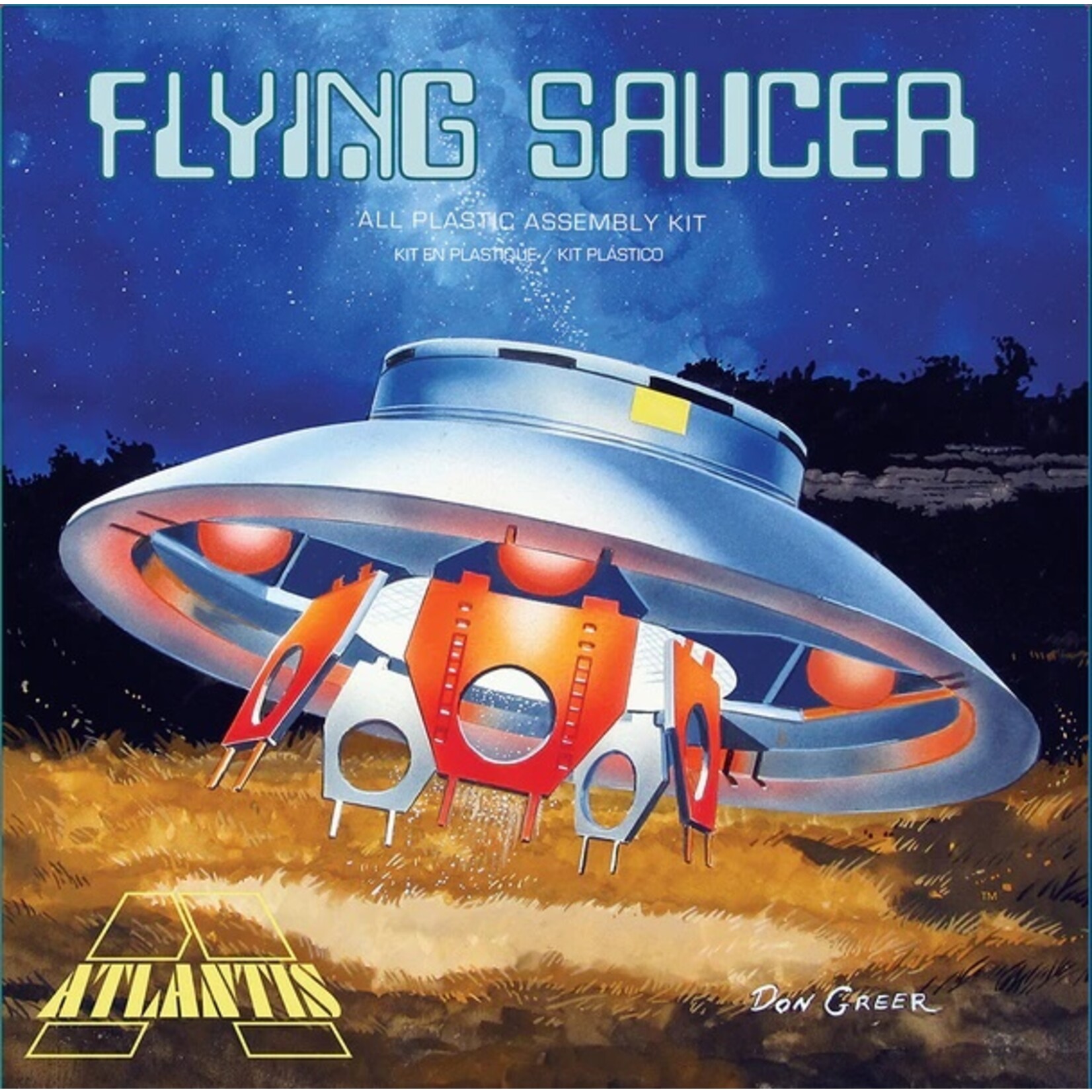 Atlantis A256 - 1/72 The Flying Saucer UFO Model Kit