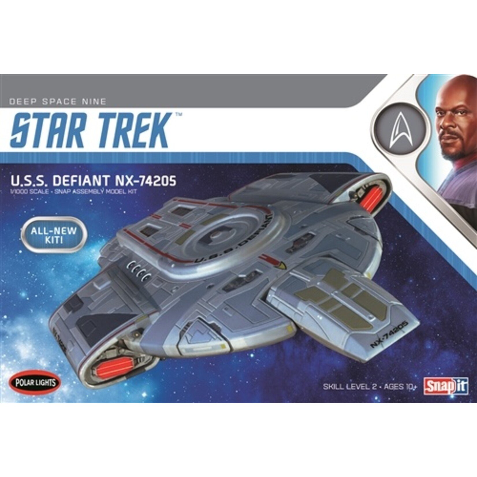 Polar Lights 952 - 1/1000 Star Trek U.S.S. Defiant