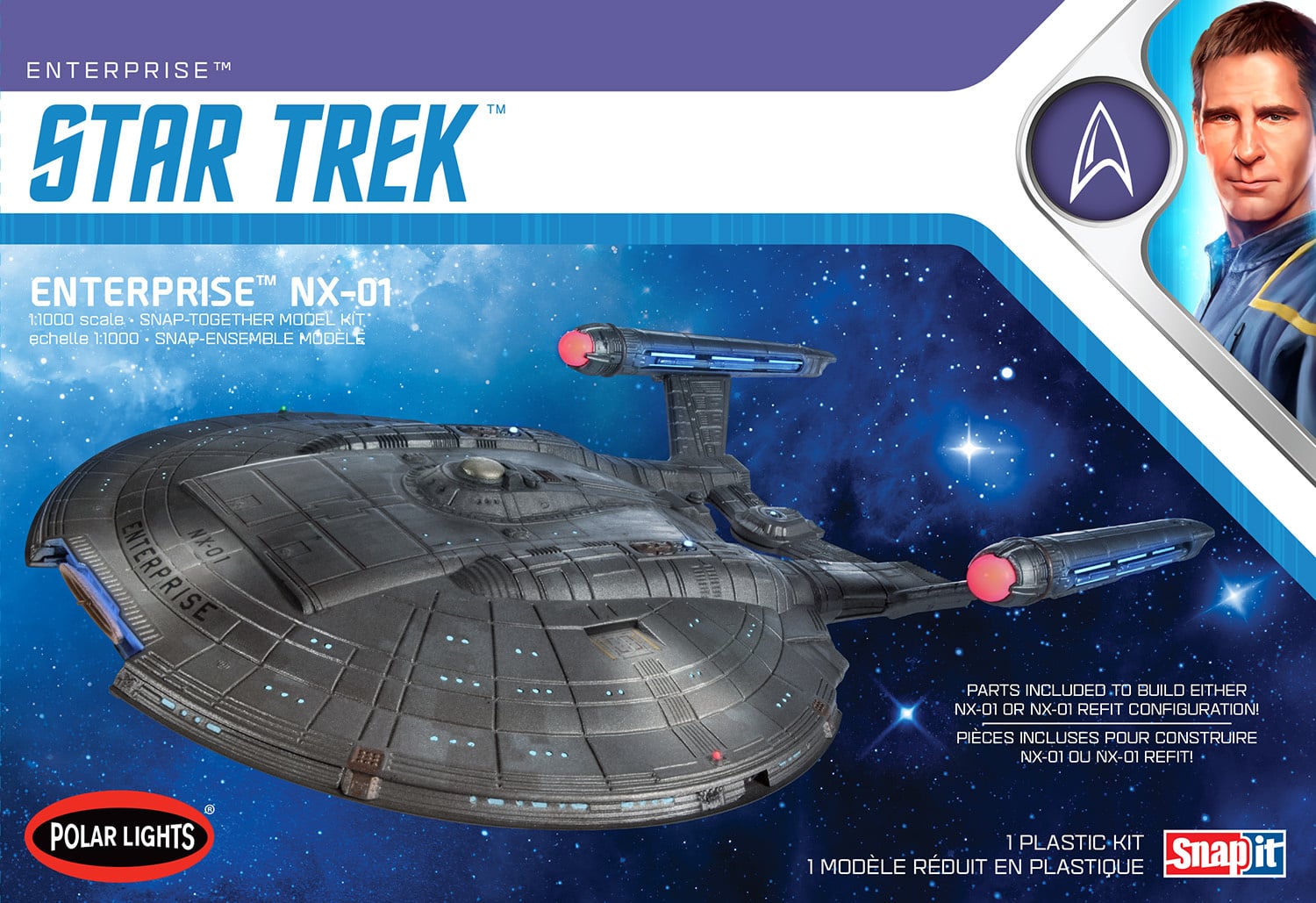 966 - 1/1000 Star Trek NX-01 Enterprise