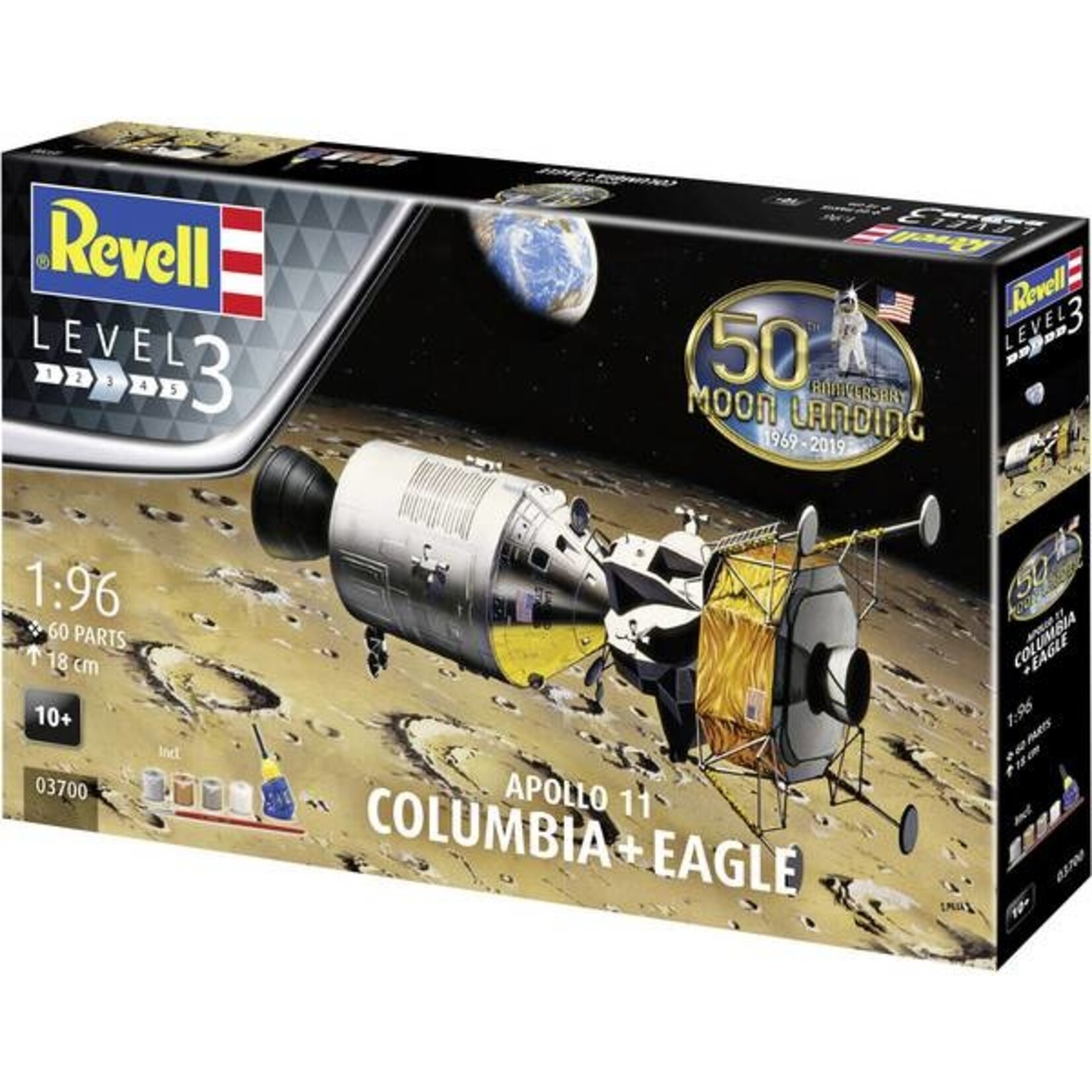 Revell 3700 - 1/96 Apollo 11 Columbia & Eagle