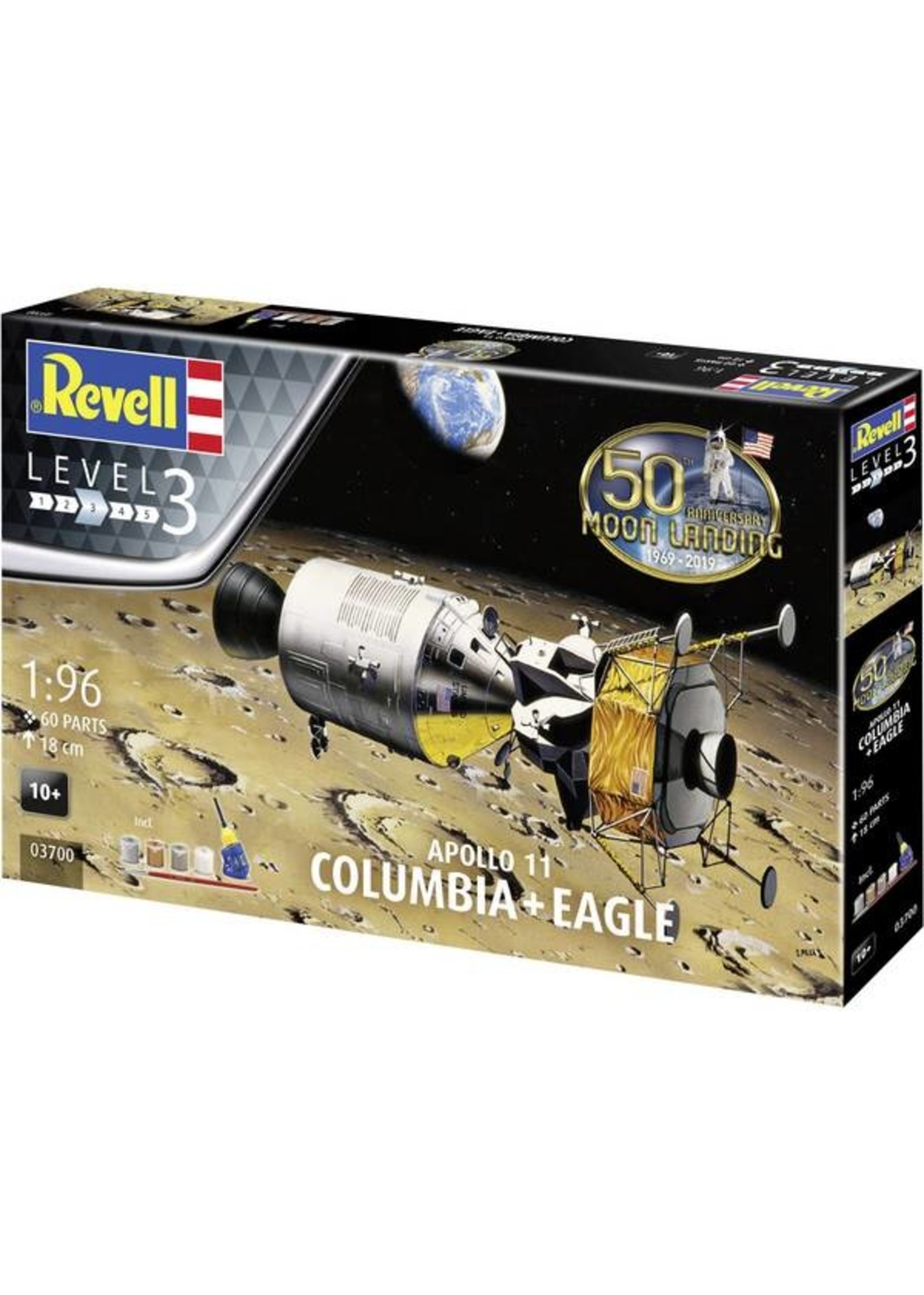 Revell 3700 - 1/96 Apollo 11 Columbia & Eagle