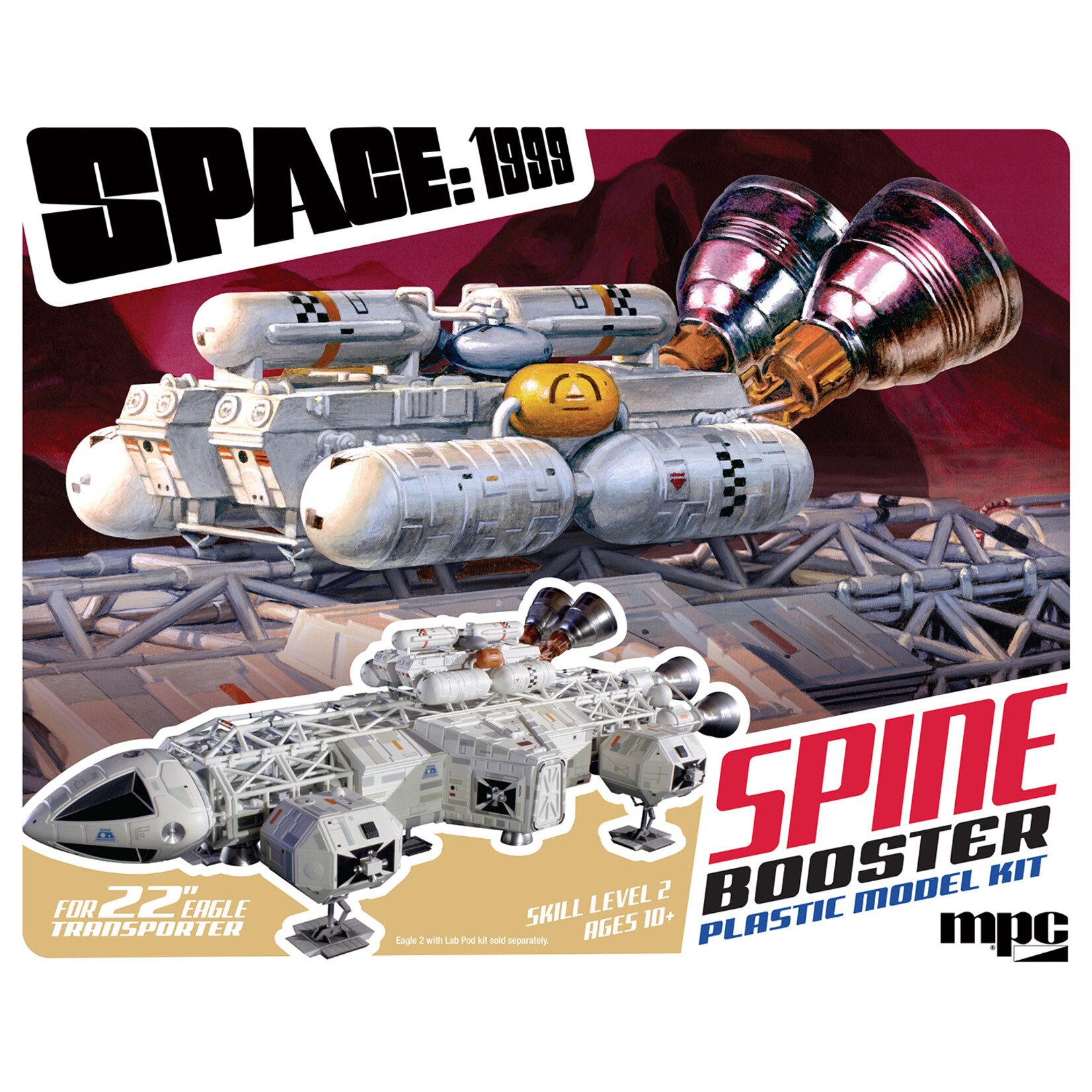 Polar Lights PLL MKA043 - 1/48 Space: 1999 Spine Booster