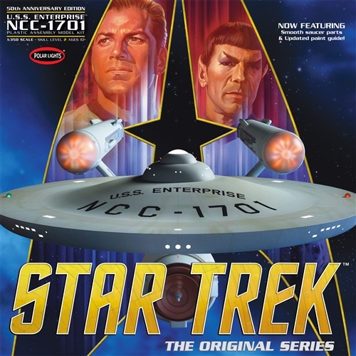 ●THE ENTERPRISE Amazon.com: Polar Lights Star Trek TOS Enterprise 50th