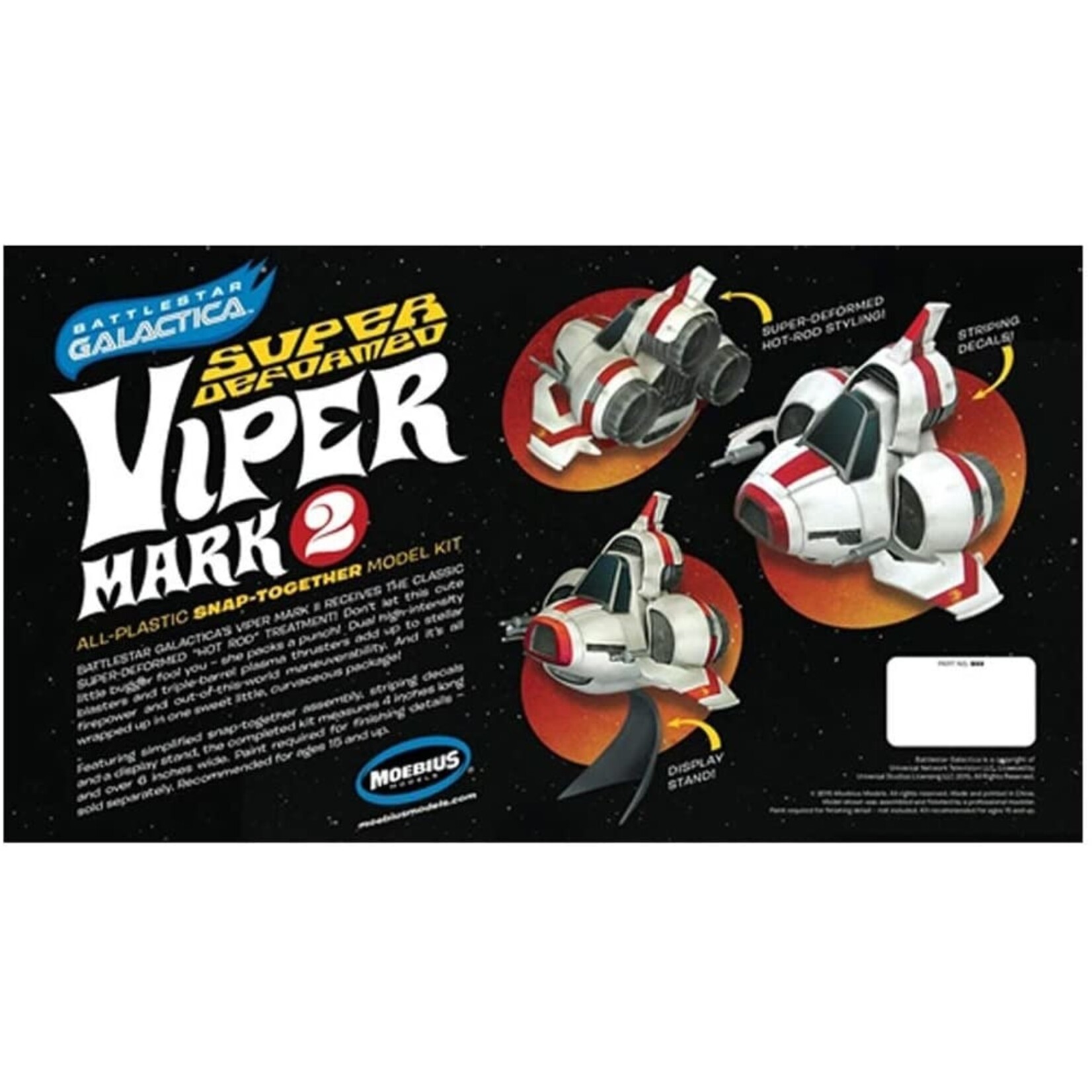 Moebius Models 944 - BSG Super Deformed Viper MKII