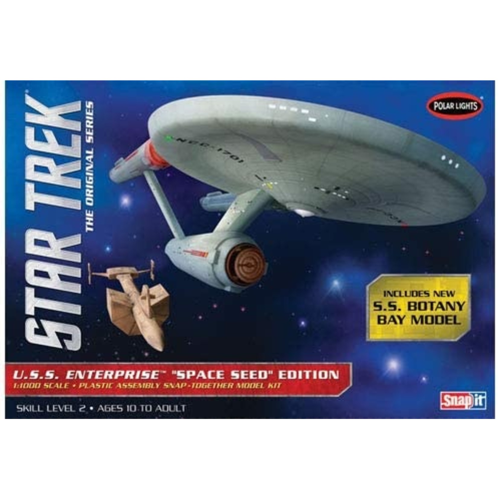 Polar Lights PLL 908 - 1/100 Star Trek TOS U.S.S. Enterprise "Space Seed" Edition