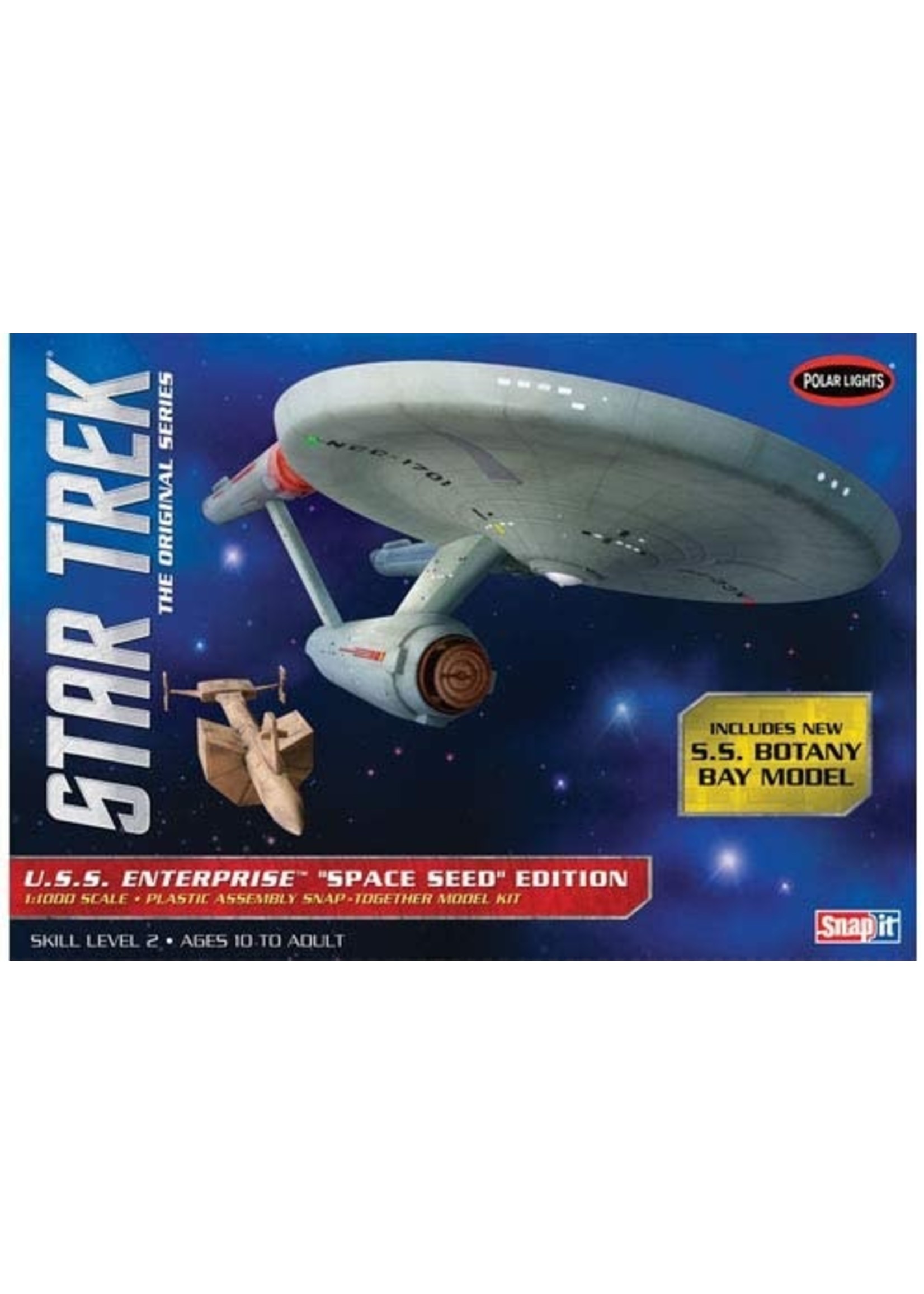 Polar Lights 908 - 1/100 Star Trek TOS U.S.S. Enterprise "Space Seed" Edition