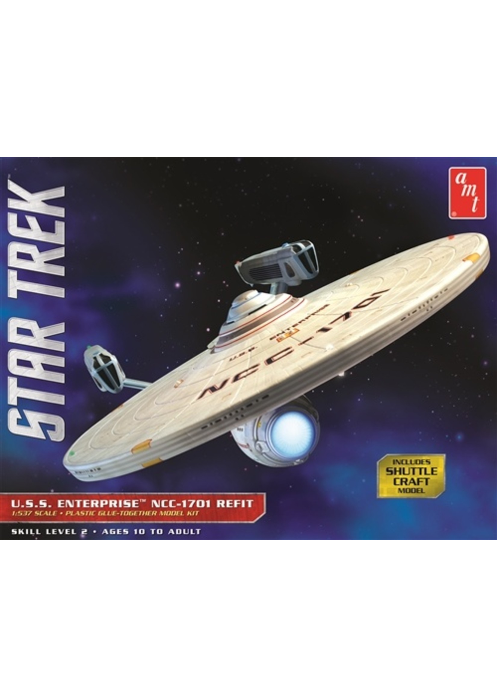 AMT AMT1080 - 1/537 Star Trek USS Enterprise NCC-1701 Refit