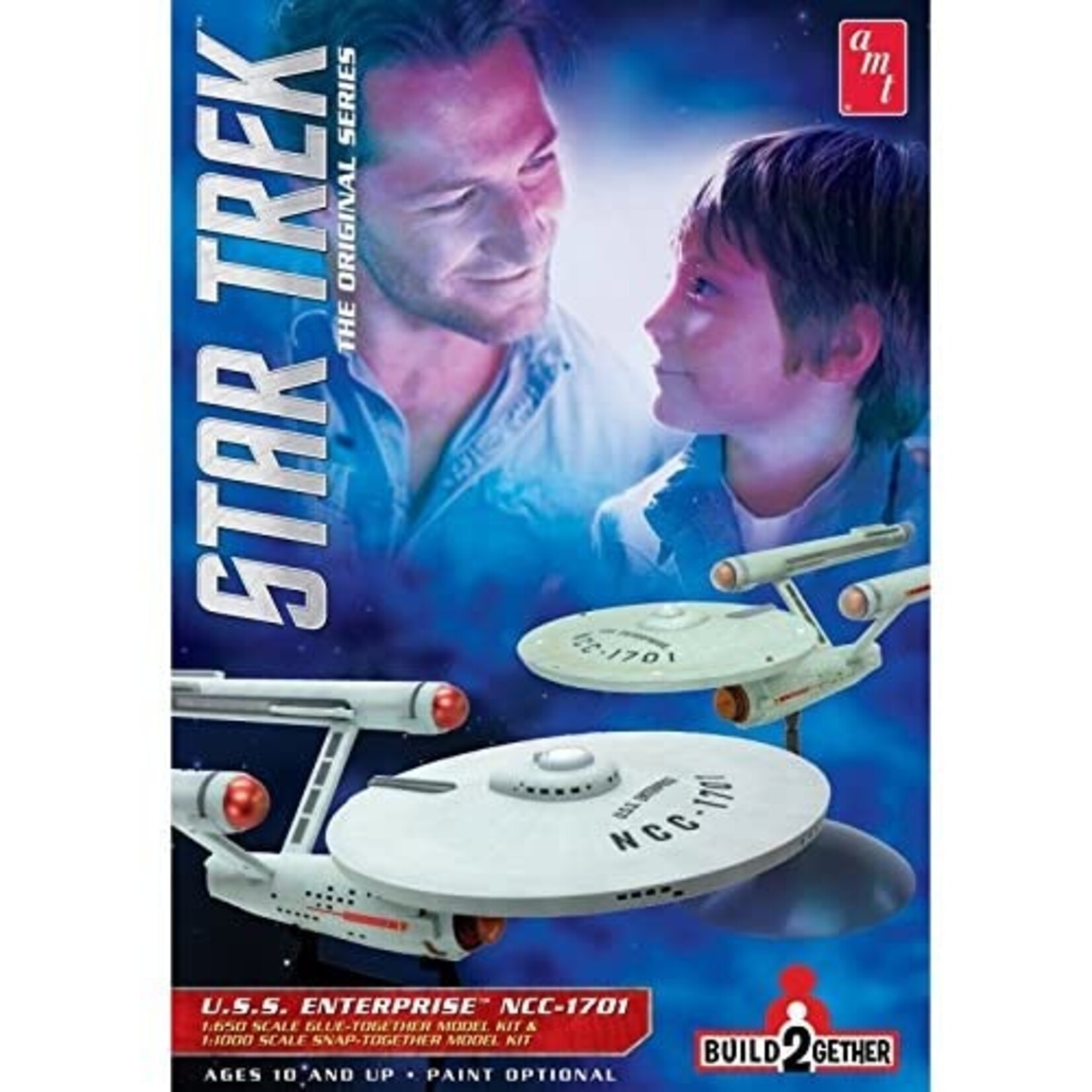 AMT 913 - 1/650 & 1/1000 U.S.S. Enterprise NCC-1701