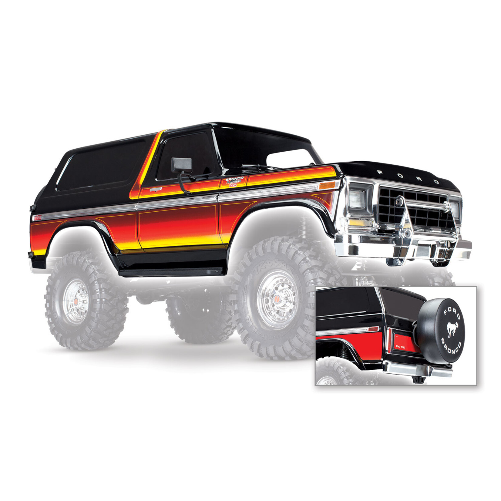 Traxxas 8010X - Body, Ford Bronco 1979