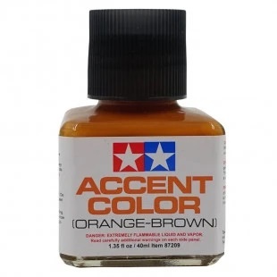 87209 Panel Line Accent Color 40ml, Orange Brown