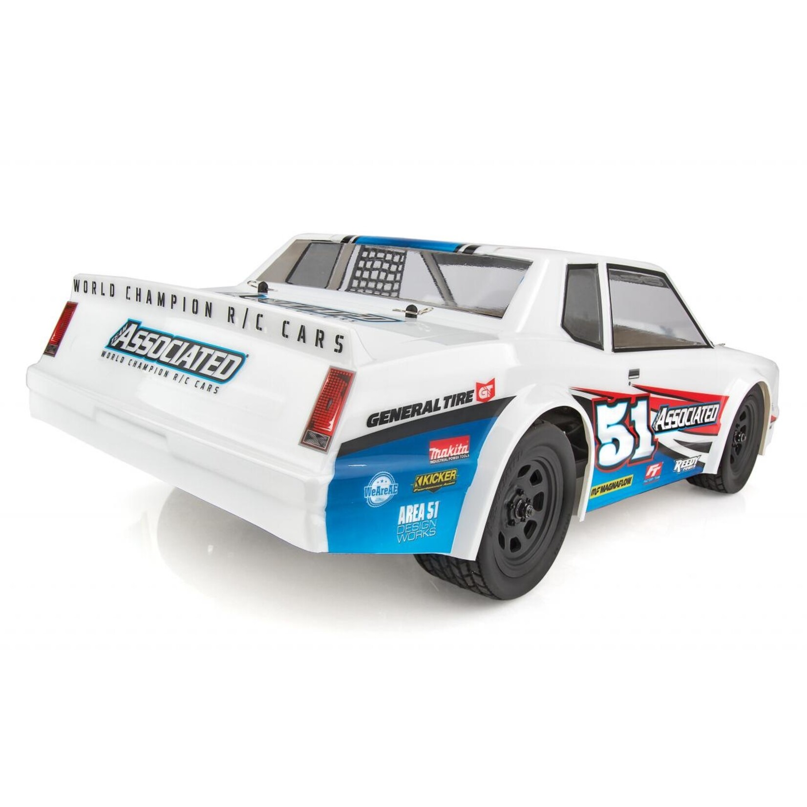 Associated 1/10 SR10 2WD Dirt Oval Race Car RTR - White