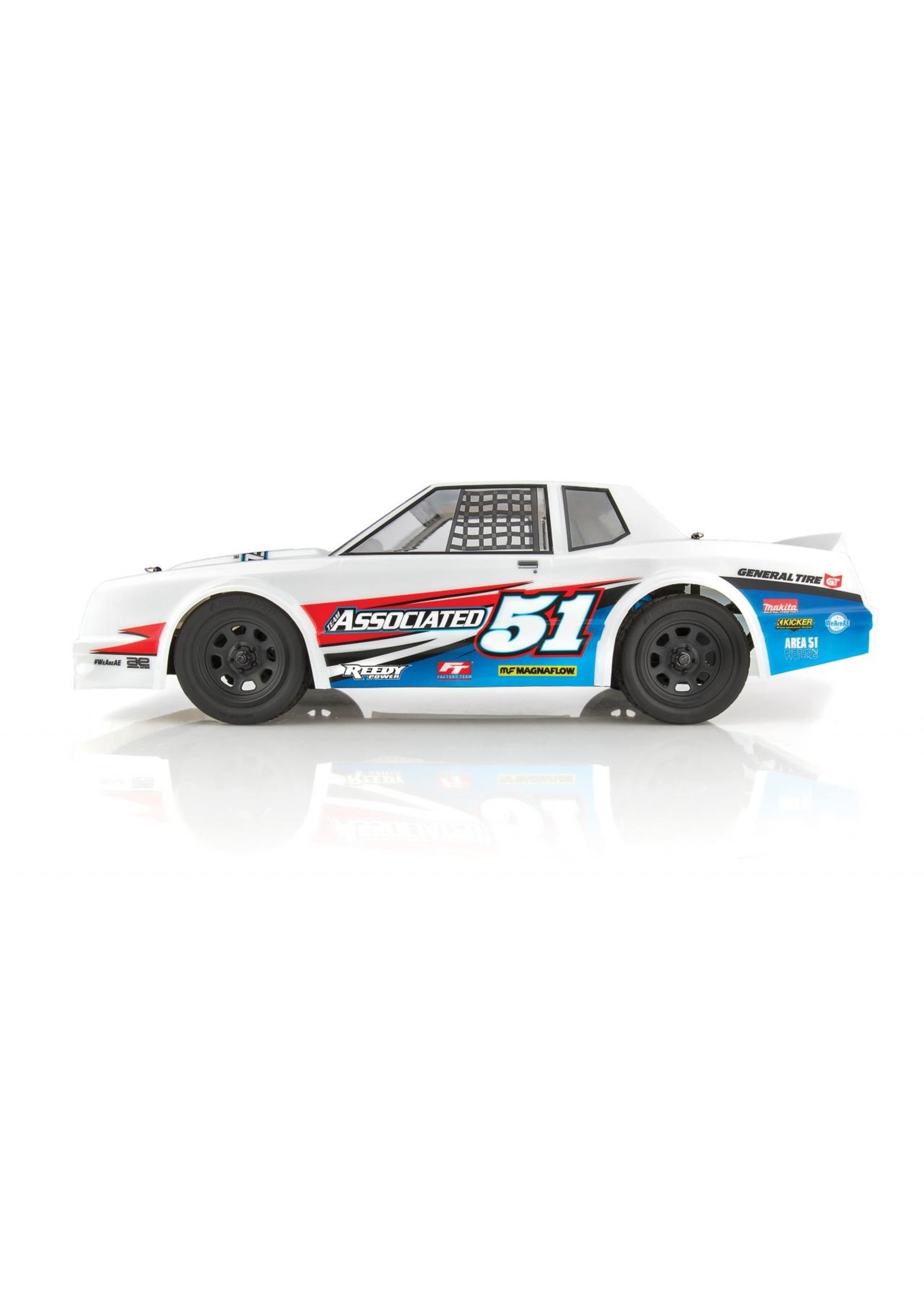 Associated 1/10 SR10 2WD Dirt Oval Race Car RTR - White