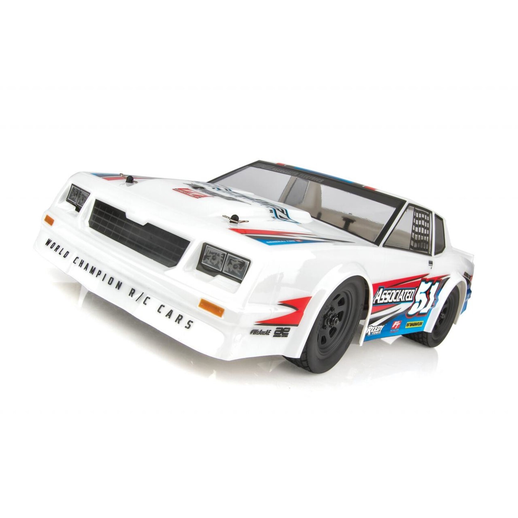 Associated 1/10 SR10 2WD Dirt Oval Race Car RTR - White