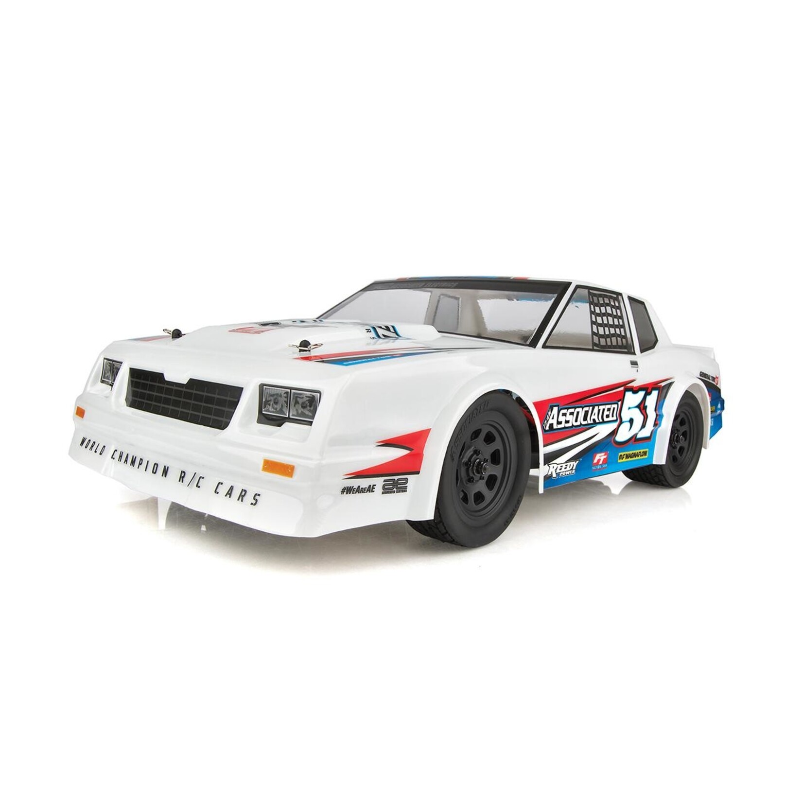 Associated 1/10 SR10 2WD Dirt Oval Race Car RTR - White