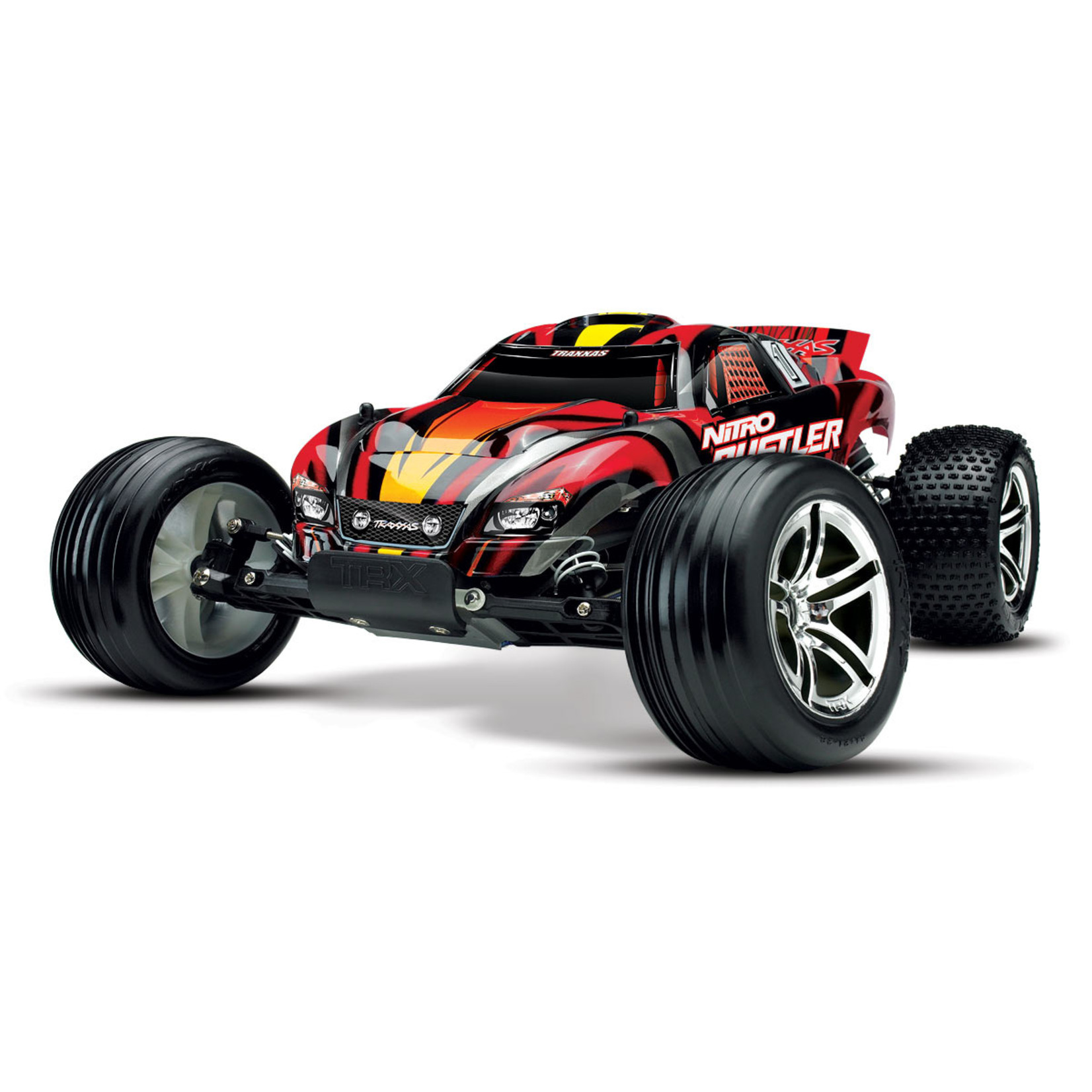 Traxxas 1/10 Nitro Rustler 2WD RTR Stadium Truck - Red