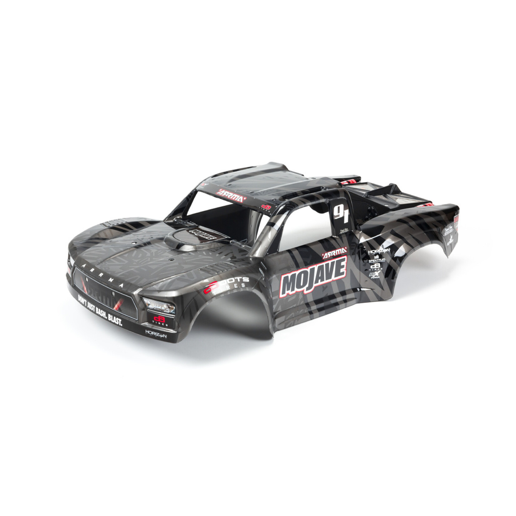 Arrma ARA411006 - 1/7 Mojave EXB Painted Decaled Trimmed Body - Black