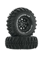 Duratrax DTXC4026 - Deep Woods CR C3 Mounted 1.9" Crawler Tires - Black