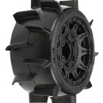 Pro-Line PRO1016010 - Sand Paw LP 2.8" Mounted Raid Black 6 x 30 Tires - Front/Rear