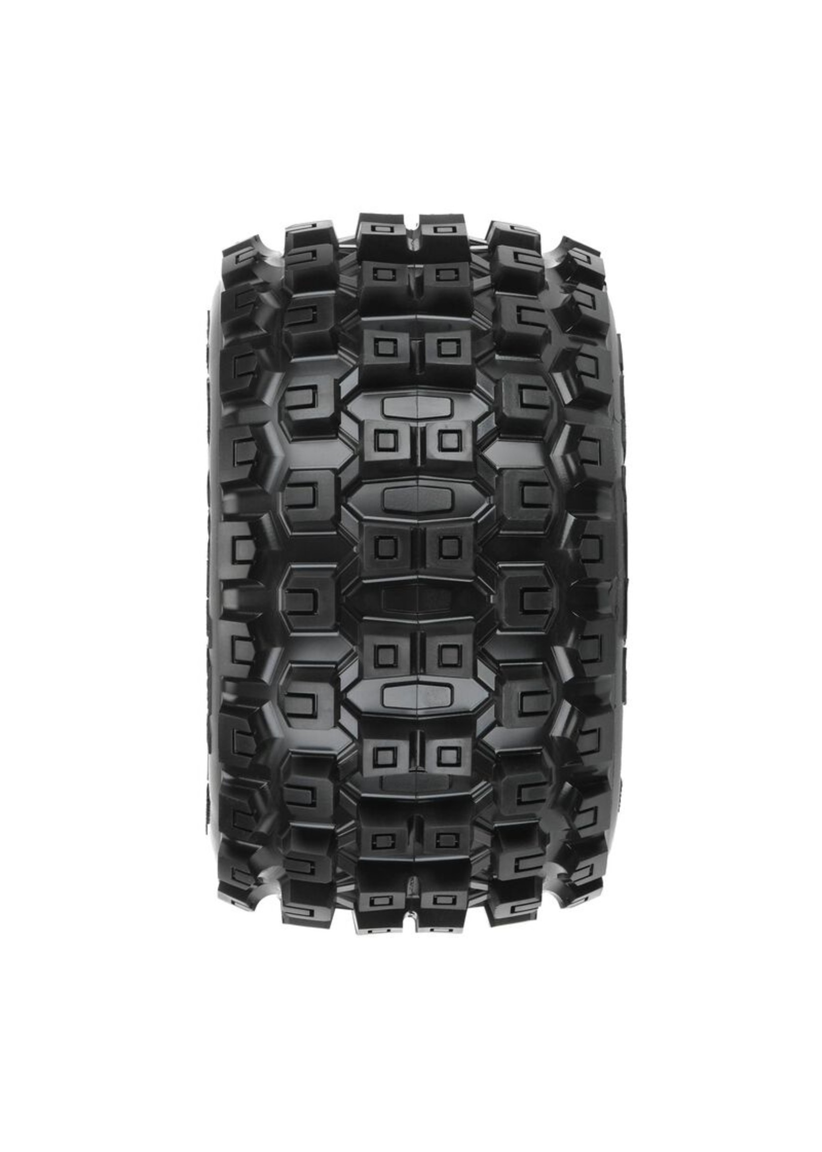 Pro-Line PRO1012710 - Badlands MX38 3.8" Mounted Raid MT Tires, 8x32 17mm F/R