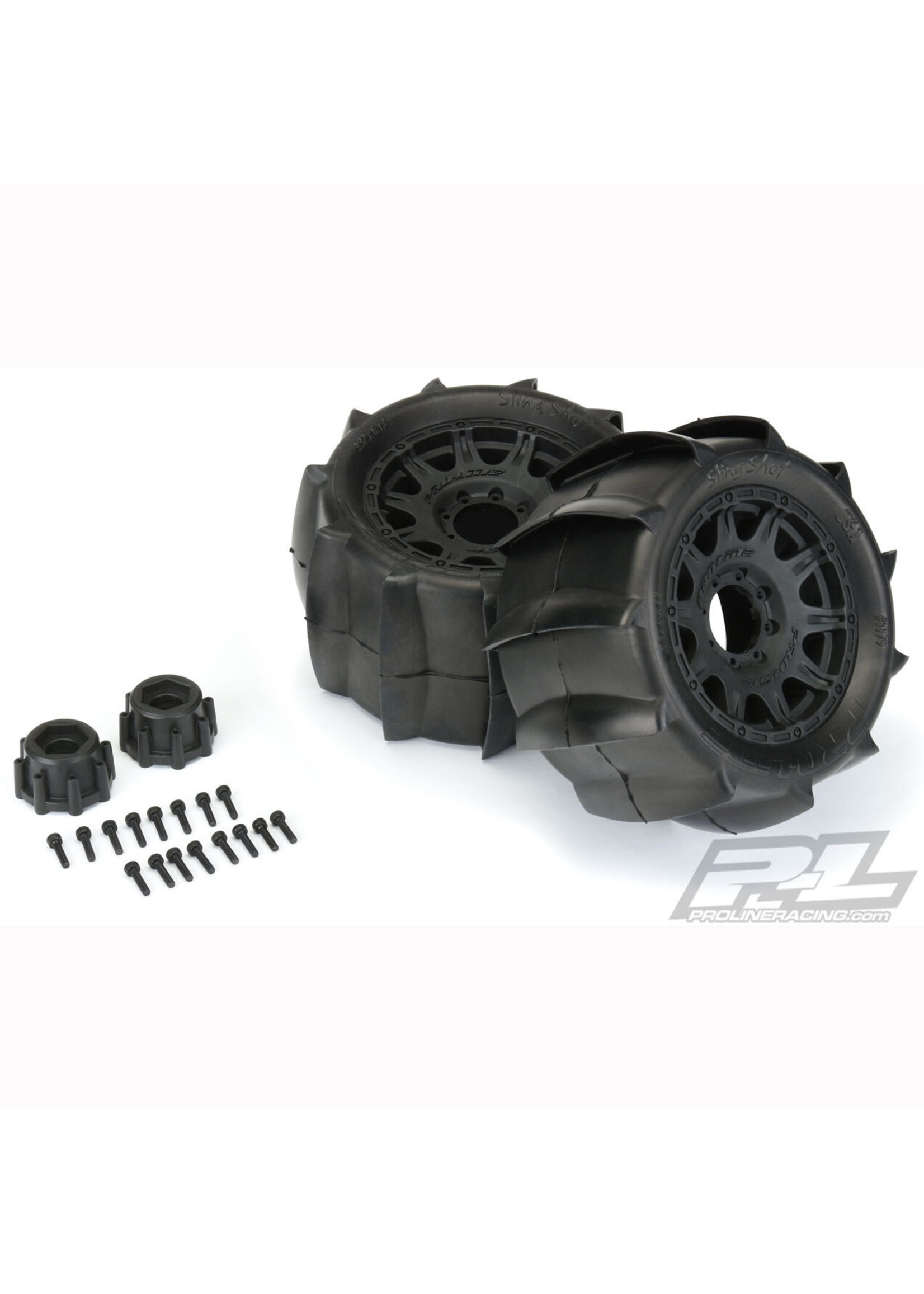 Pro-Line PRO117910 - Sling Shot 3.8" Sand/Snow Tires Raid Wheels