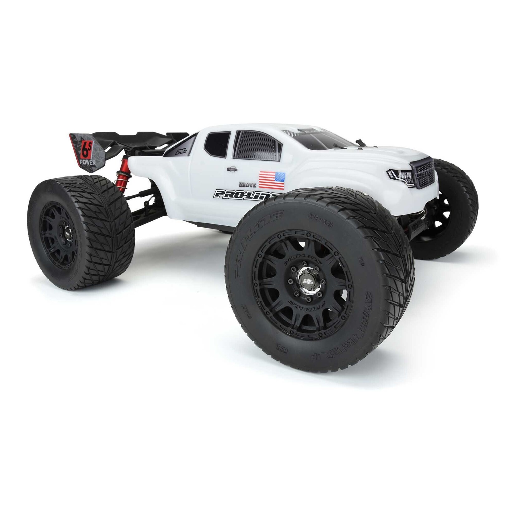 Pro-Line PRO1016710 - Street Fighter HP 3.8" BELTED Tires MTD Raid Wheels