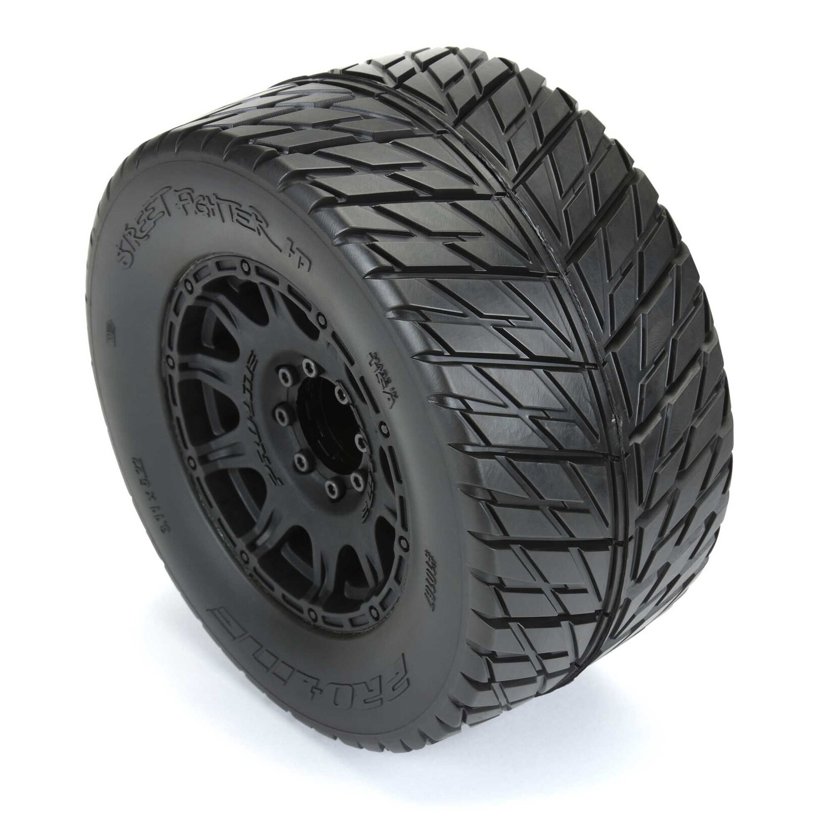 Pro-Line PRO1016710 - Street Fighter HP 3.8" BELTED Tires MTD Raid Wheels