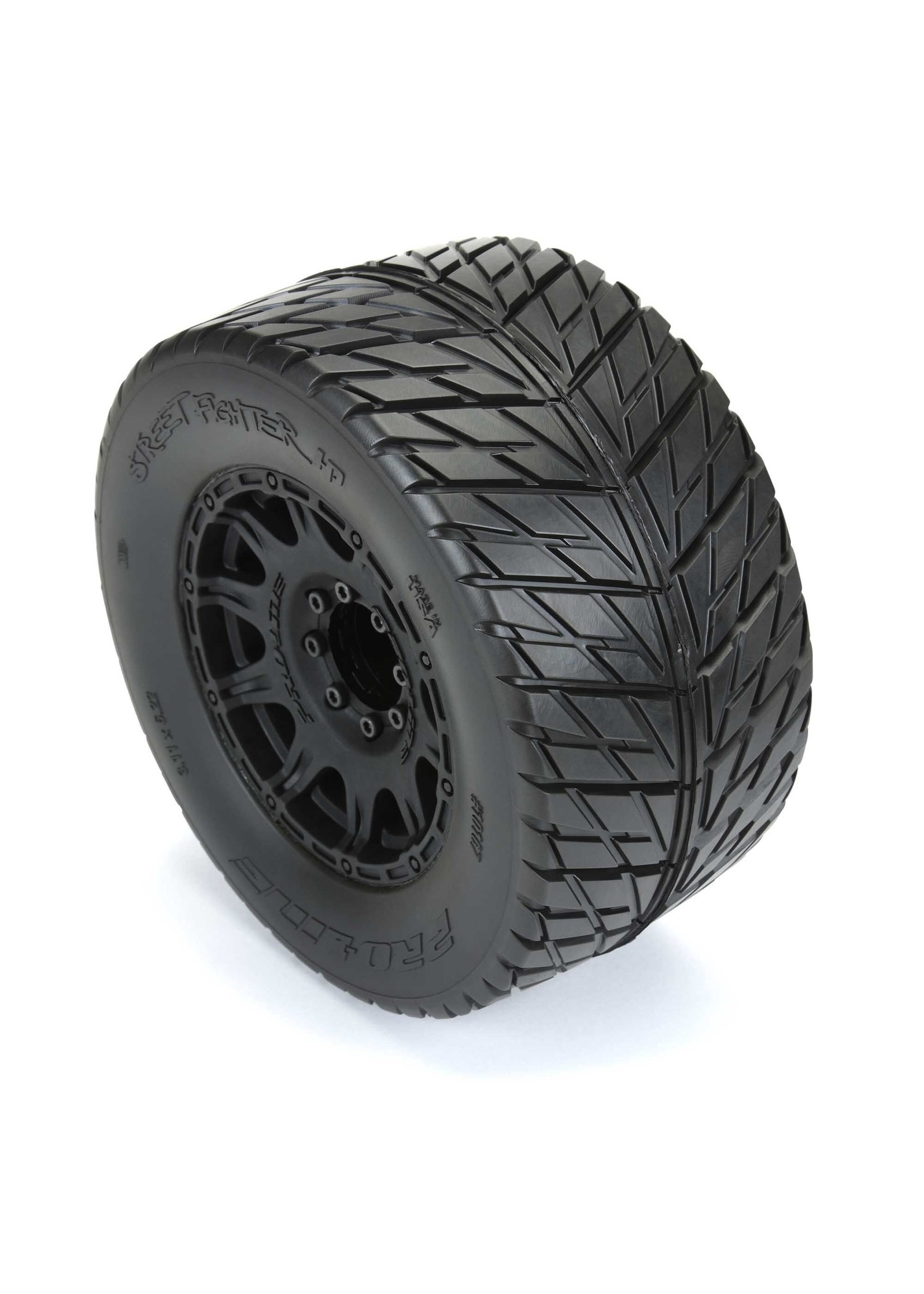 Pro-Line PRO1016710 - Street Fighter HP 3.8" BELTED Tires MTD Raid Wheels