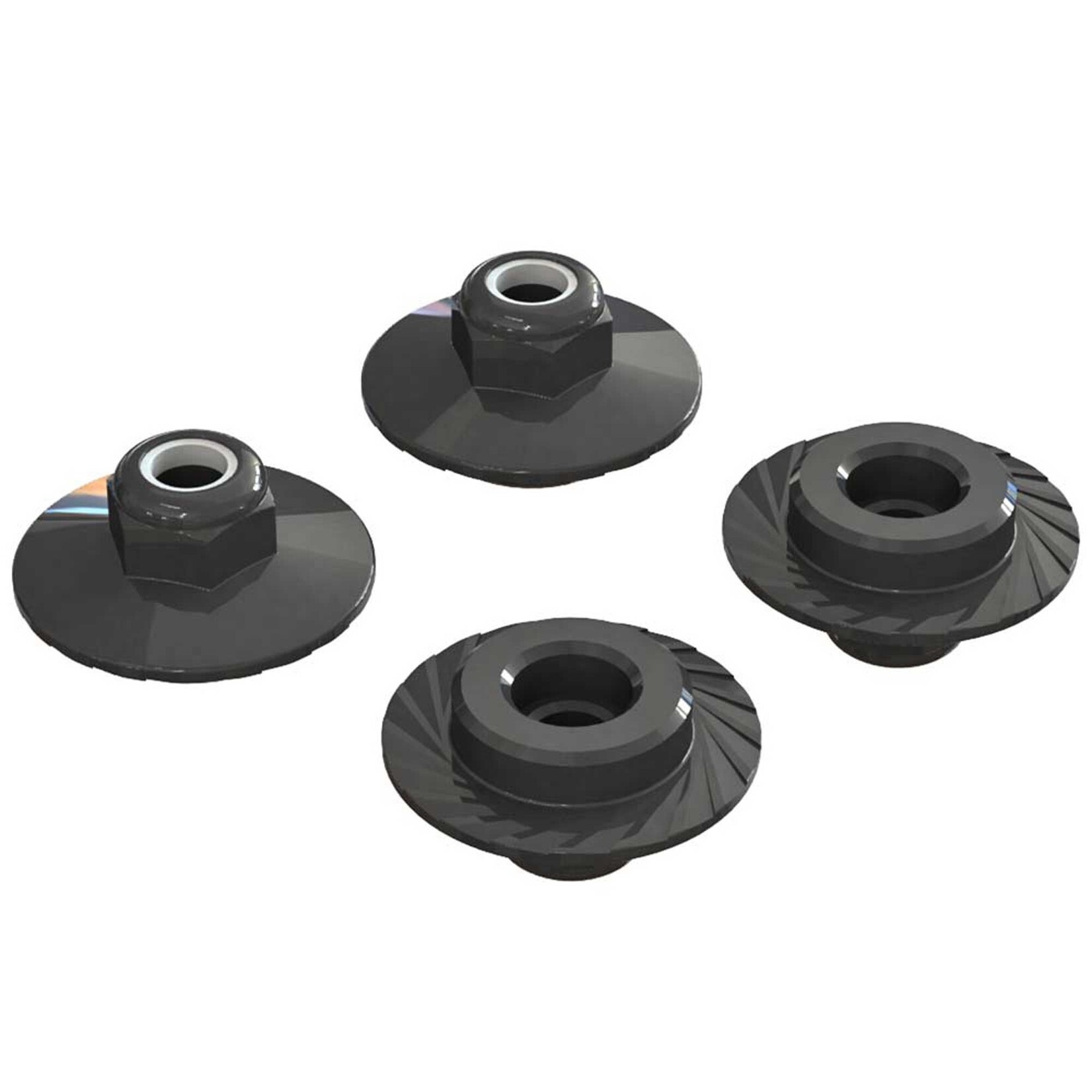 Arrma AR708007 - Flanged Lock Nut 5x8mm (4)