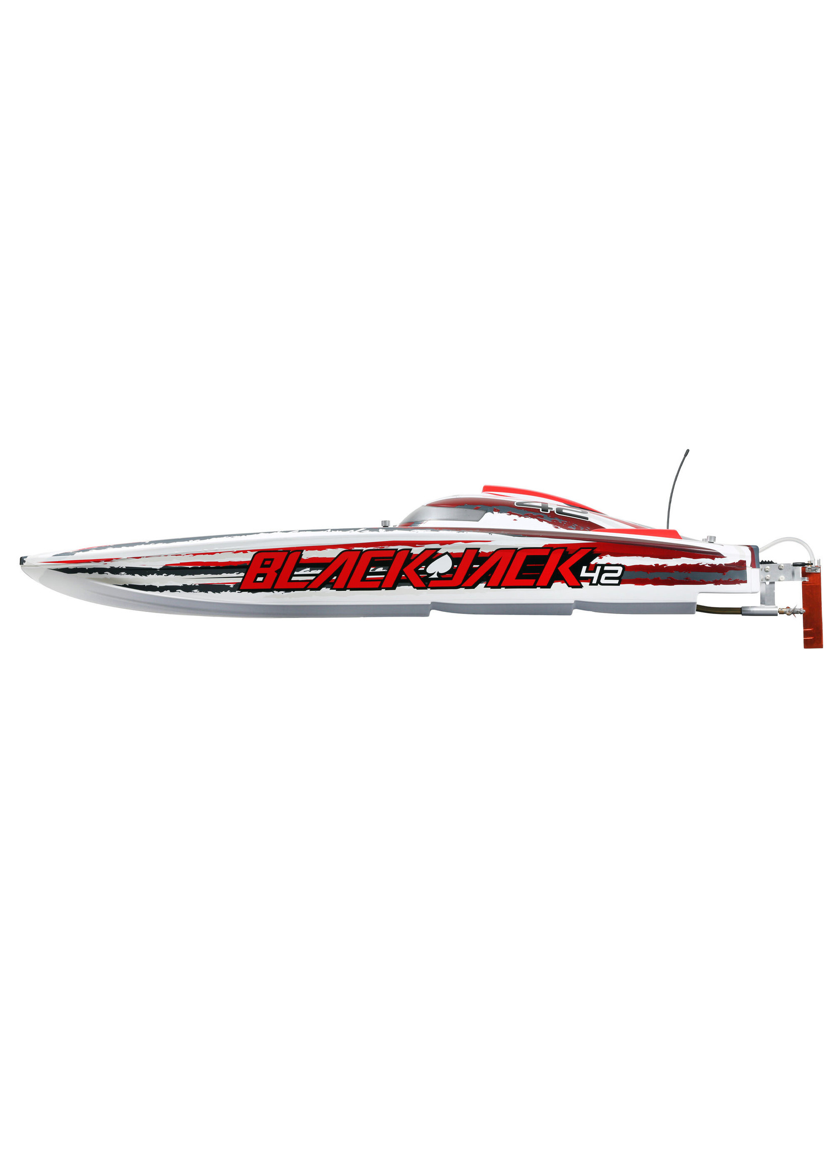 Pro Boat Blackjack 42" 8S Brushless Catamaran RTR - White/Red