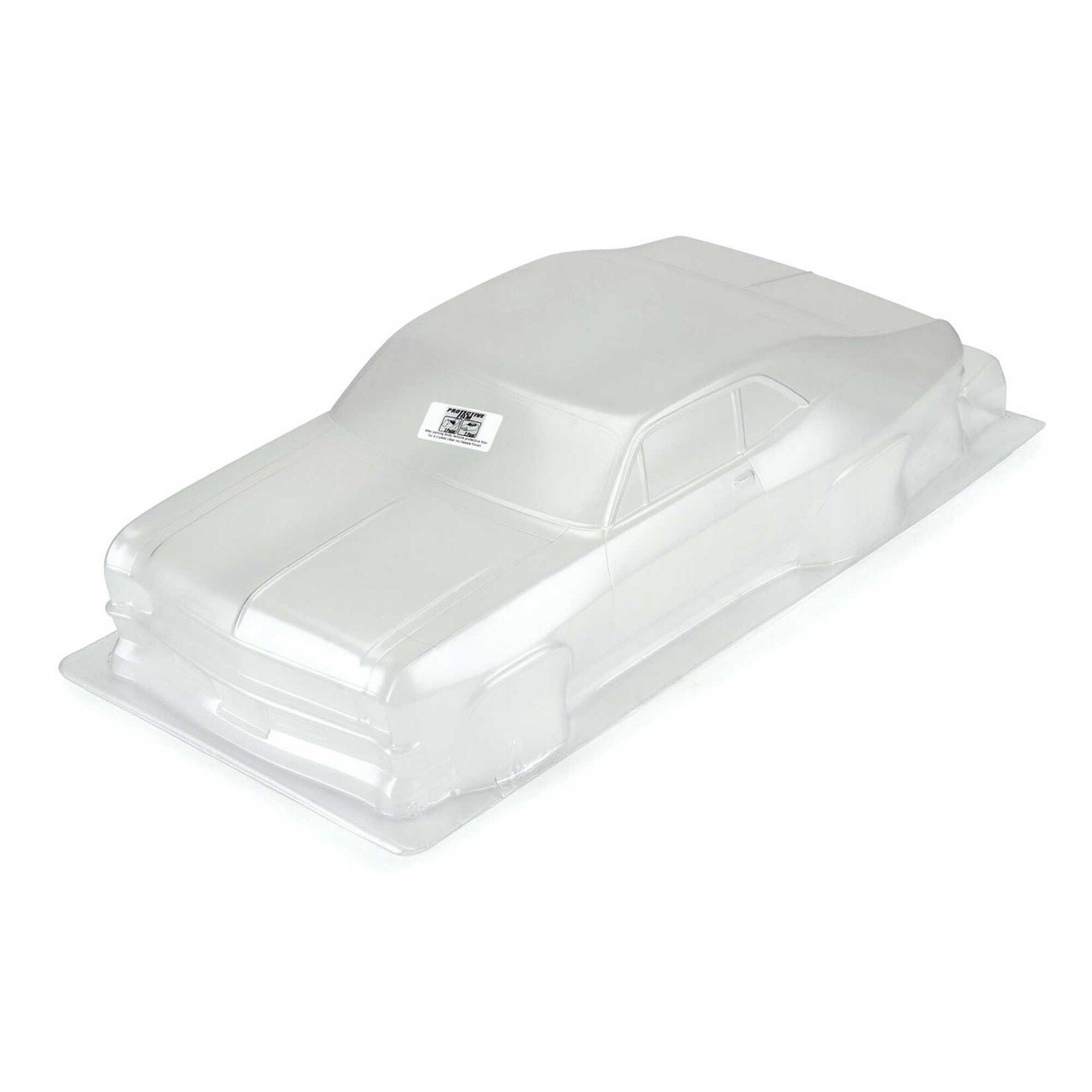 Pro-Line PRO353100 - 1969 Chevrolet Nova: 1/10 Slash 2WD, Drag Car Body - Clear