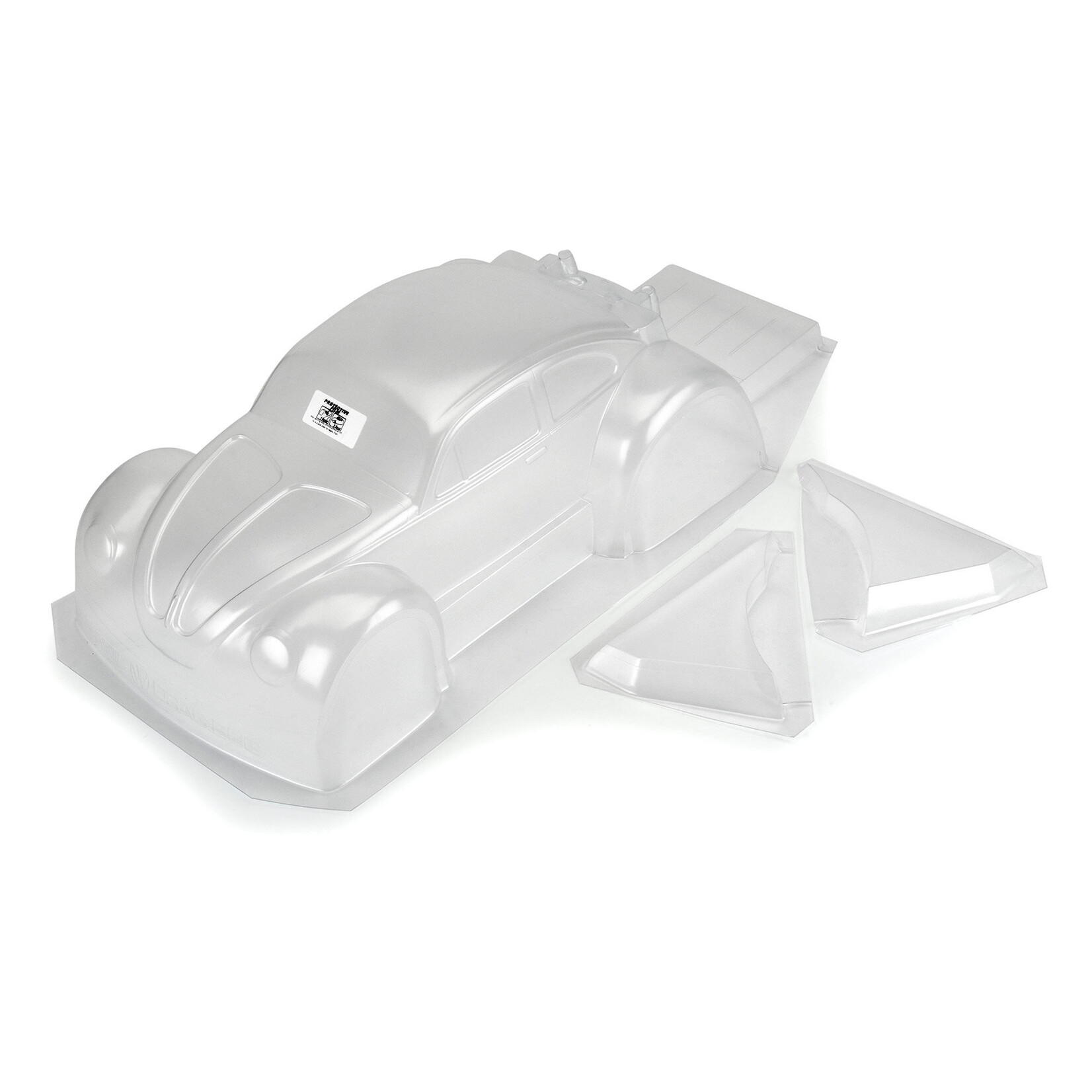 Pro-Line PRO355800 - 1/10 Volkswagen Bug Short Course Drag Body - Clear