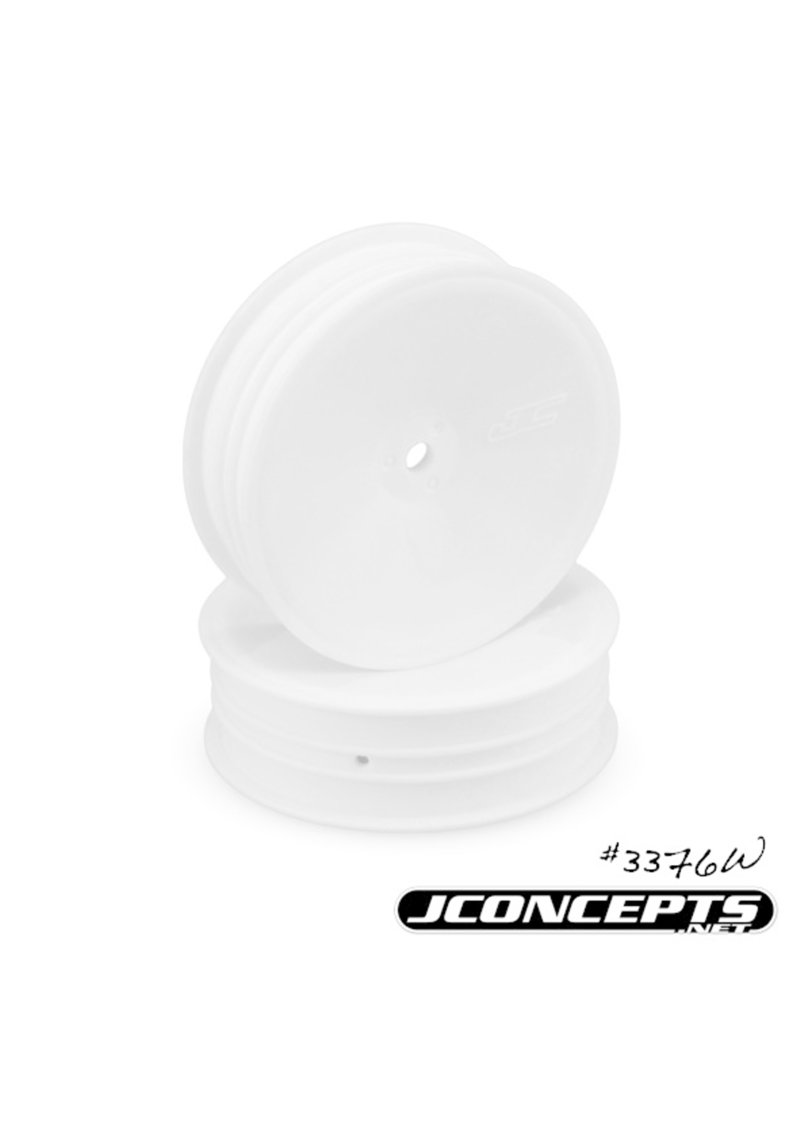 JConcepts JCO3376W - Mono Slim Front 2.2 Wheel, White (4): B5M, RB6