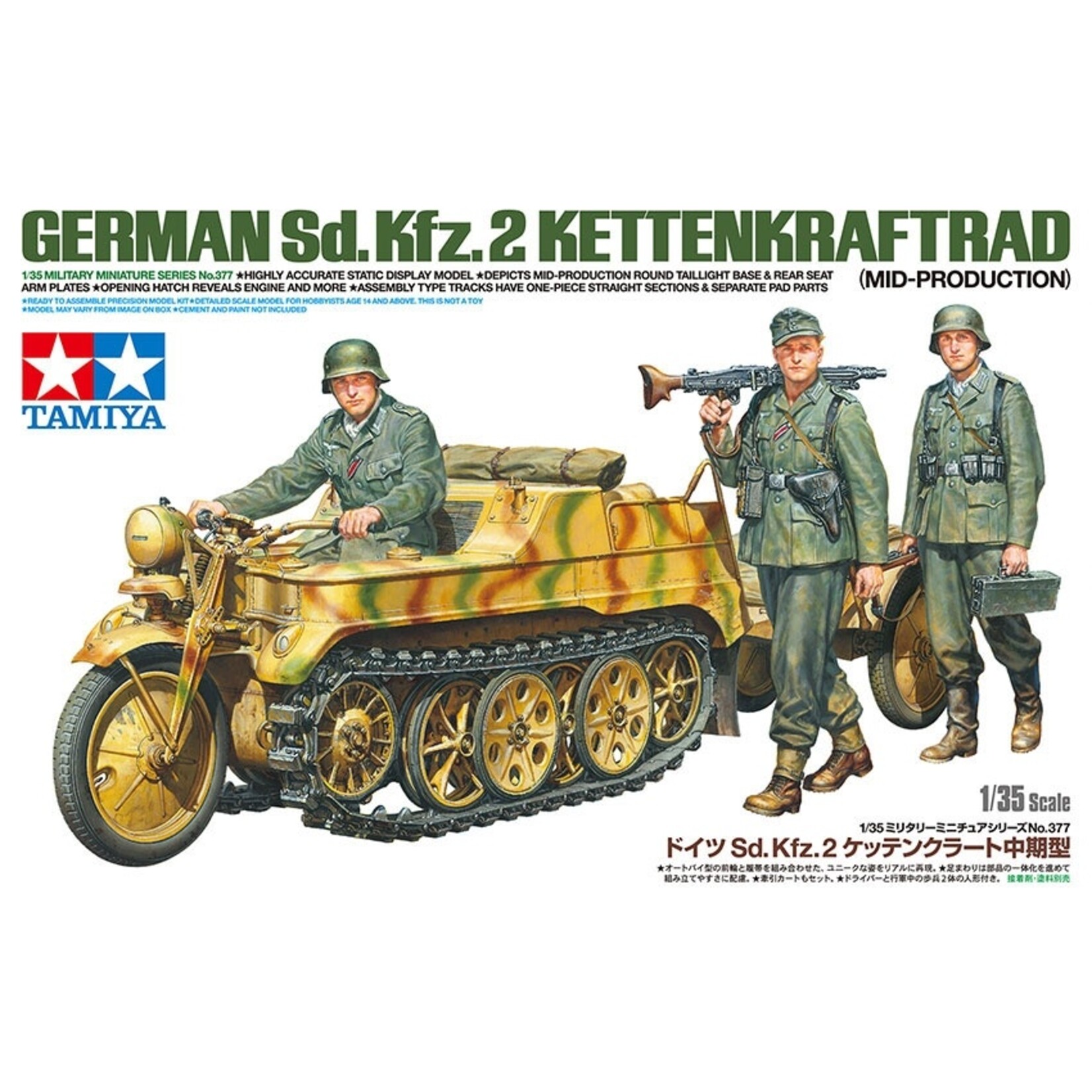 Tamiya 35377 - 1/35 German SD.KFZ.2 Kettenkraftrad