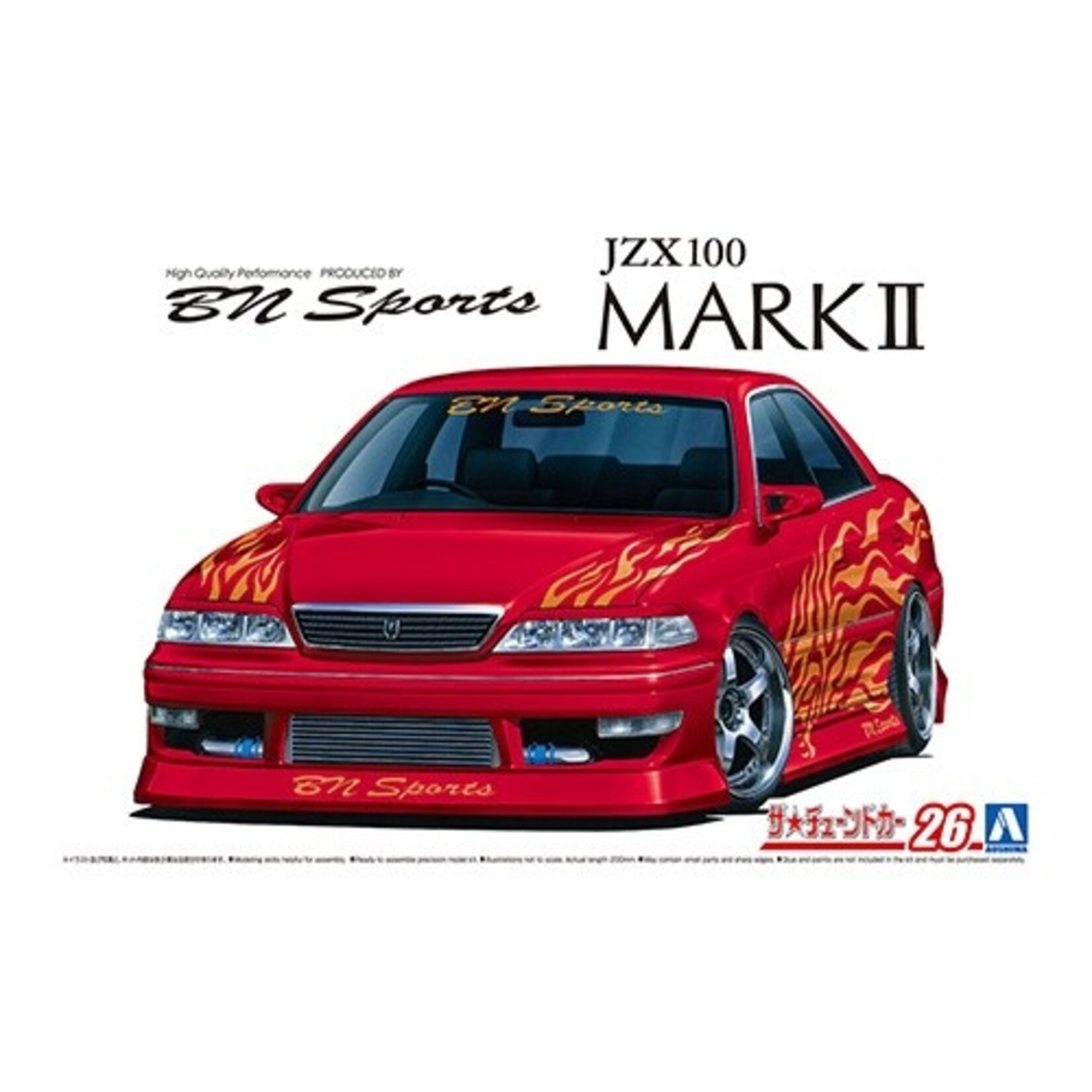 Aoshima 06132 - 1/24 '98 BN Sports Toyota JZX100 MarkII