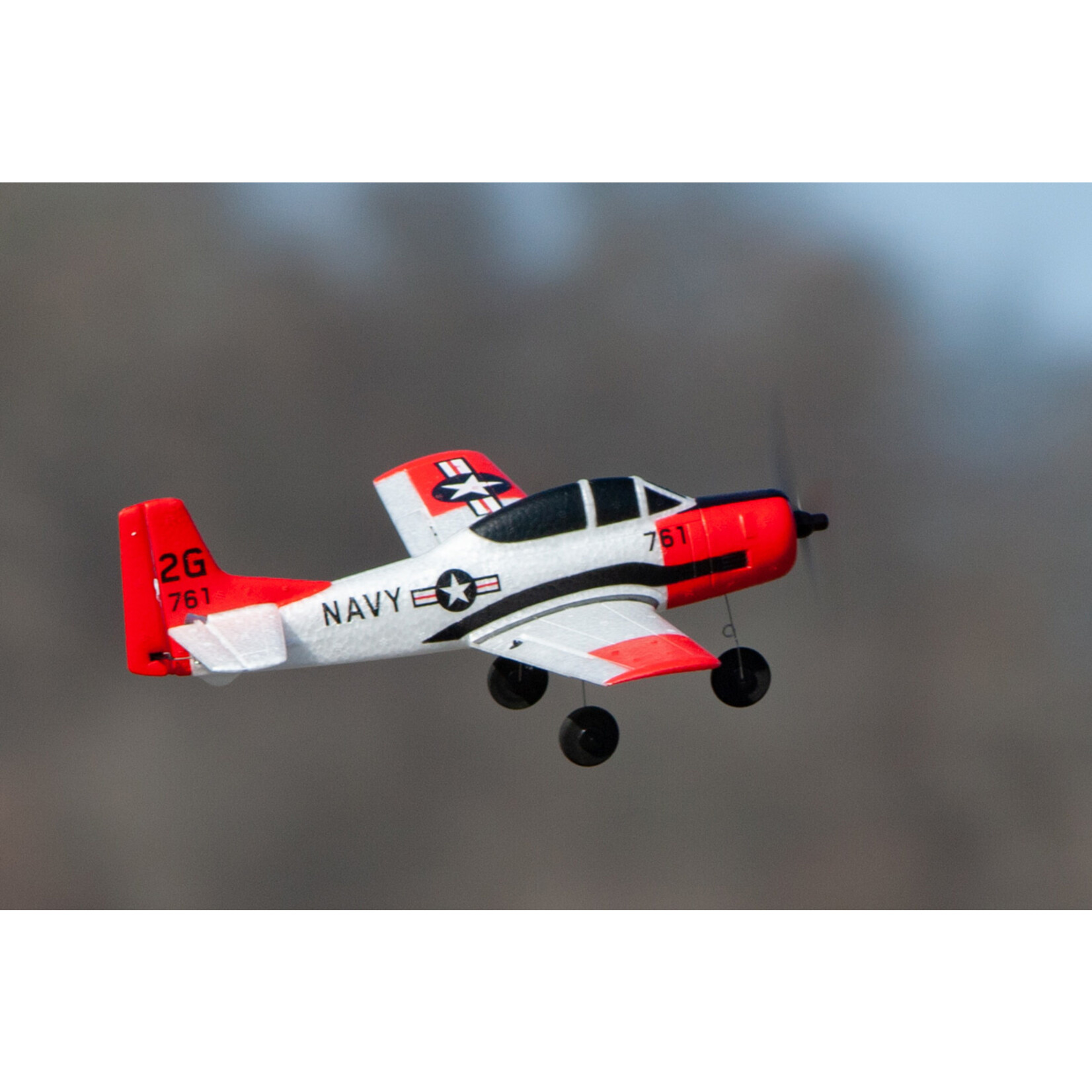 Rage RC RGRA1302 - T-28 Trojan Micro RTF Airplane w/PASS