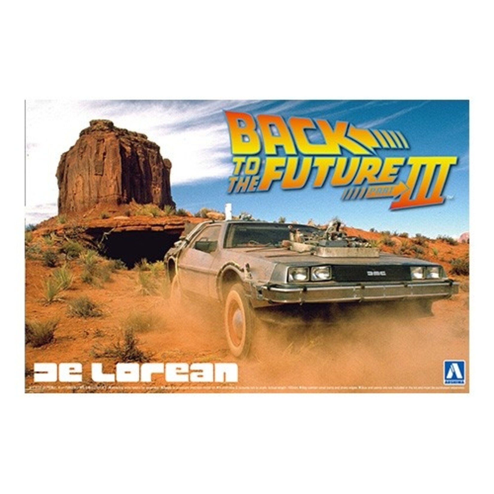 Aoshima 05918 - 1/24 Back to the Future Part III DeLorean