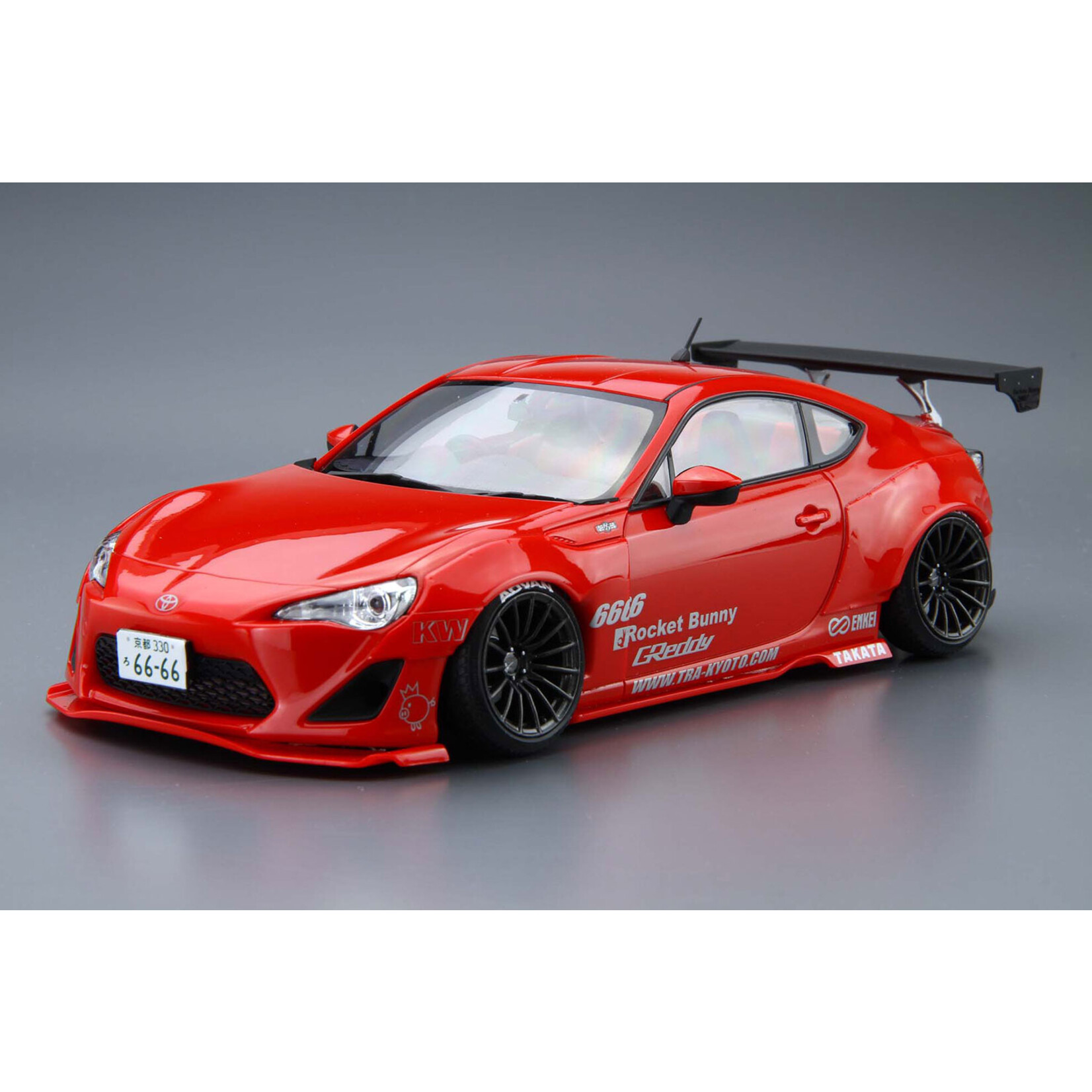 Aoshima 1/24 ZN6 Toyota 86 2012 Greddy & Rocket Bunny Enkei Ver.