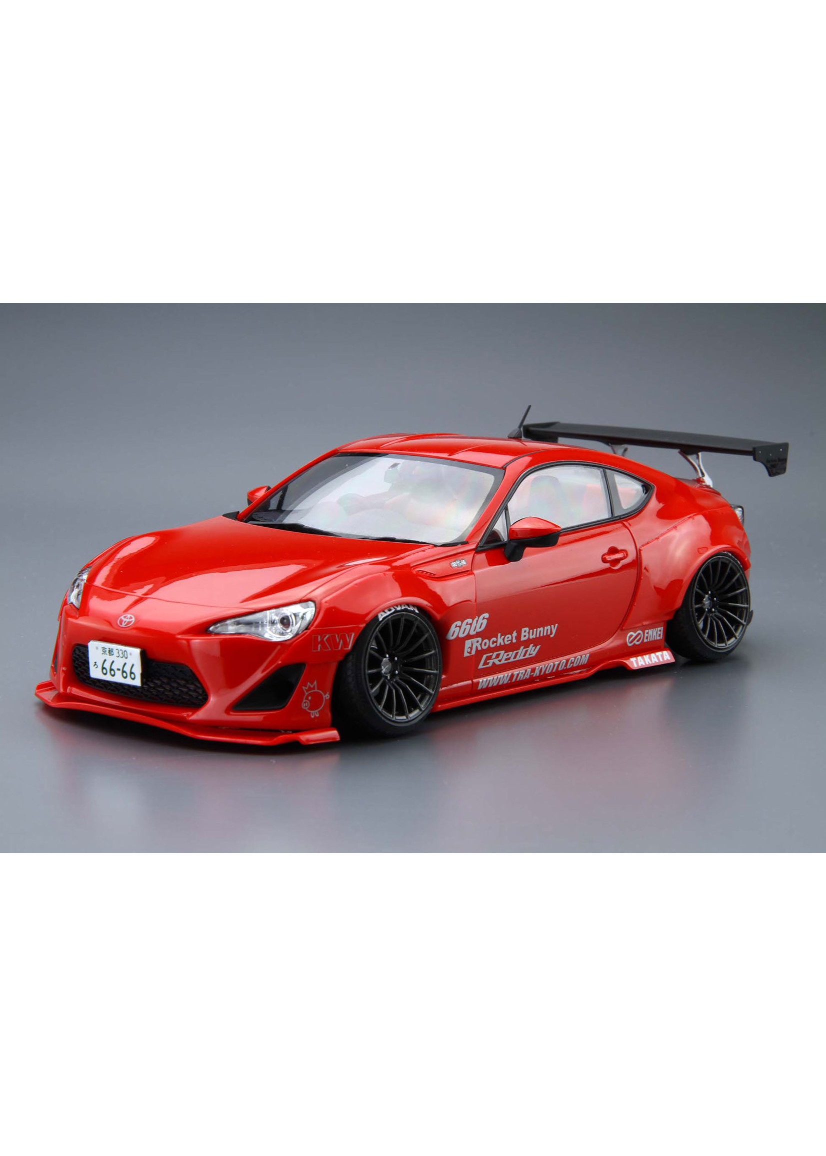 Aoshima 06186 - 1/24 ZN6 Toyota 86 '12 Greddy & Rocket Bunny Enkei Ver