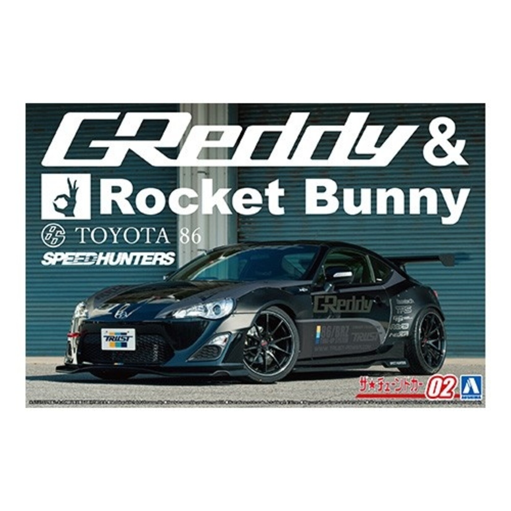 Aoshima 06187 - 1/24 ZN6 Toyota 86 '12 Greddy & Rocket Bunny Volk Racing Ver.