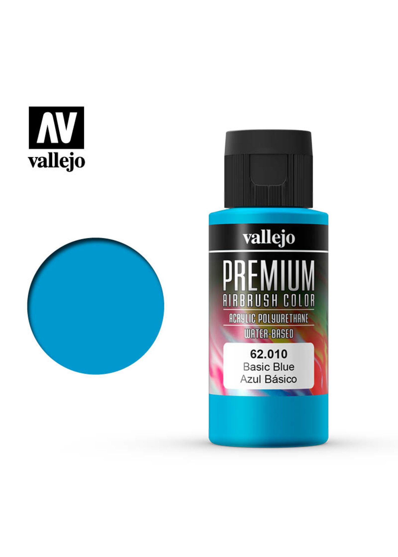Vallejo 62.010 - Premium Airbrush Color Basic Blue - 60ml
