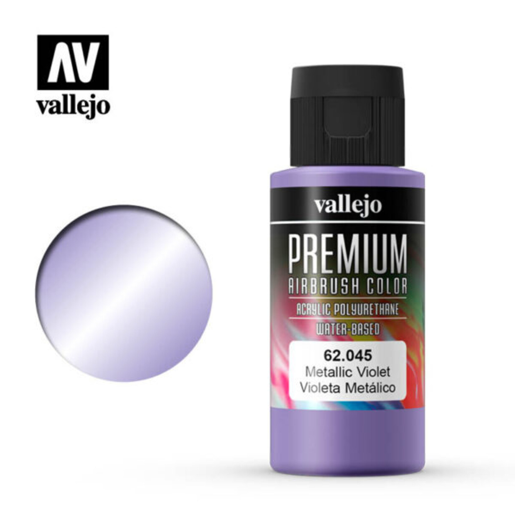 Vallejo 62.045 - Premium Airbrush Color Metallic Violet - 60ml