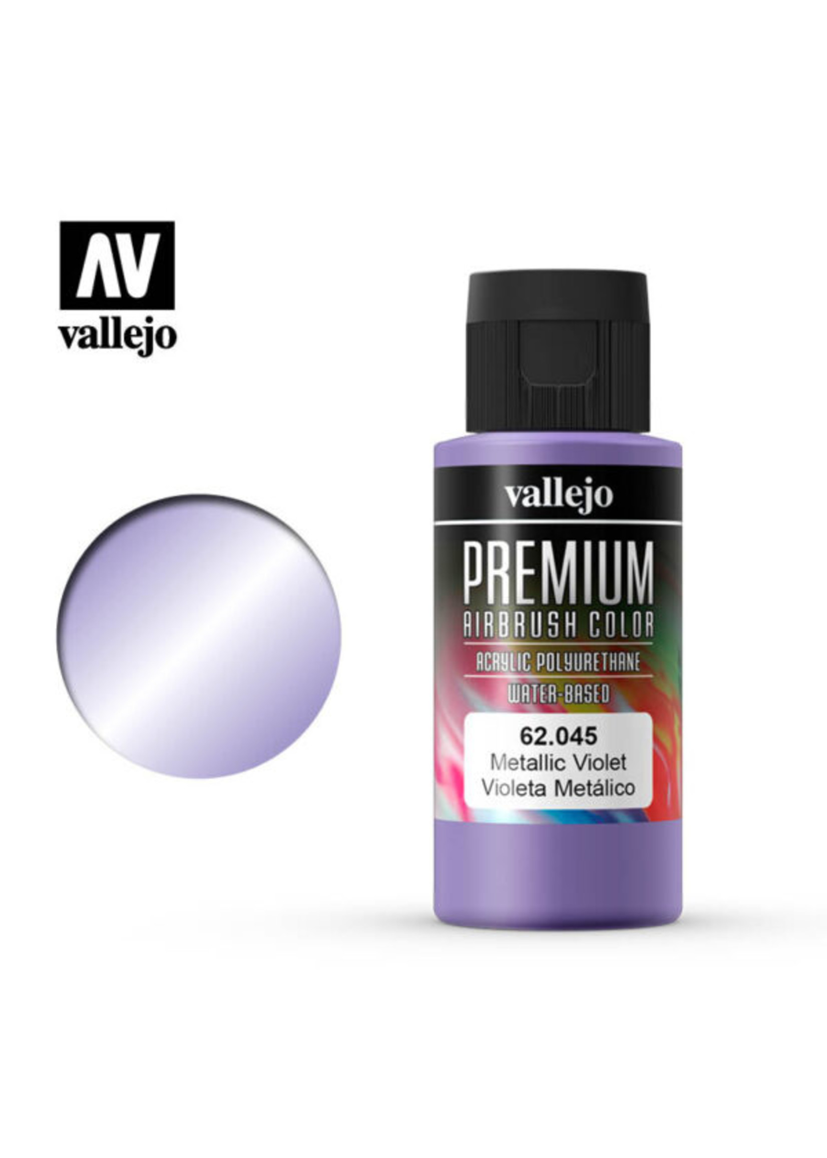 Vallejo 62.045 - Premium Airbrush Color Metallic Violet - 60ml