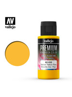 Vallejo 62.032 - Premium Airbrush Color Fluorescent Golden Yellow - 60ml