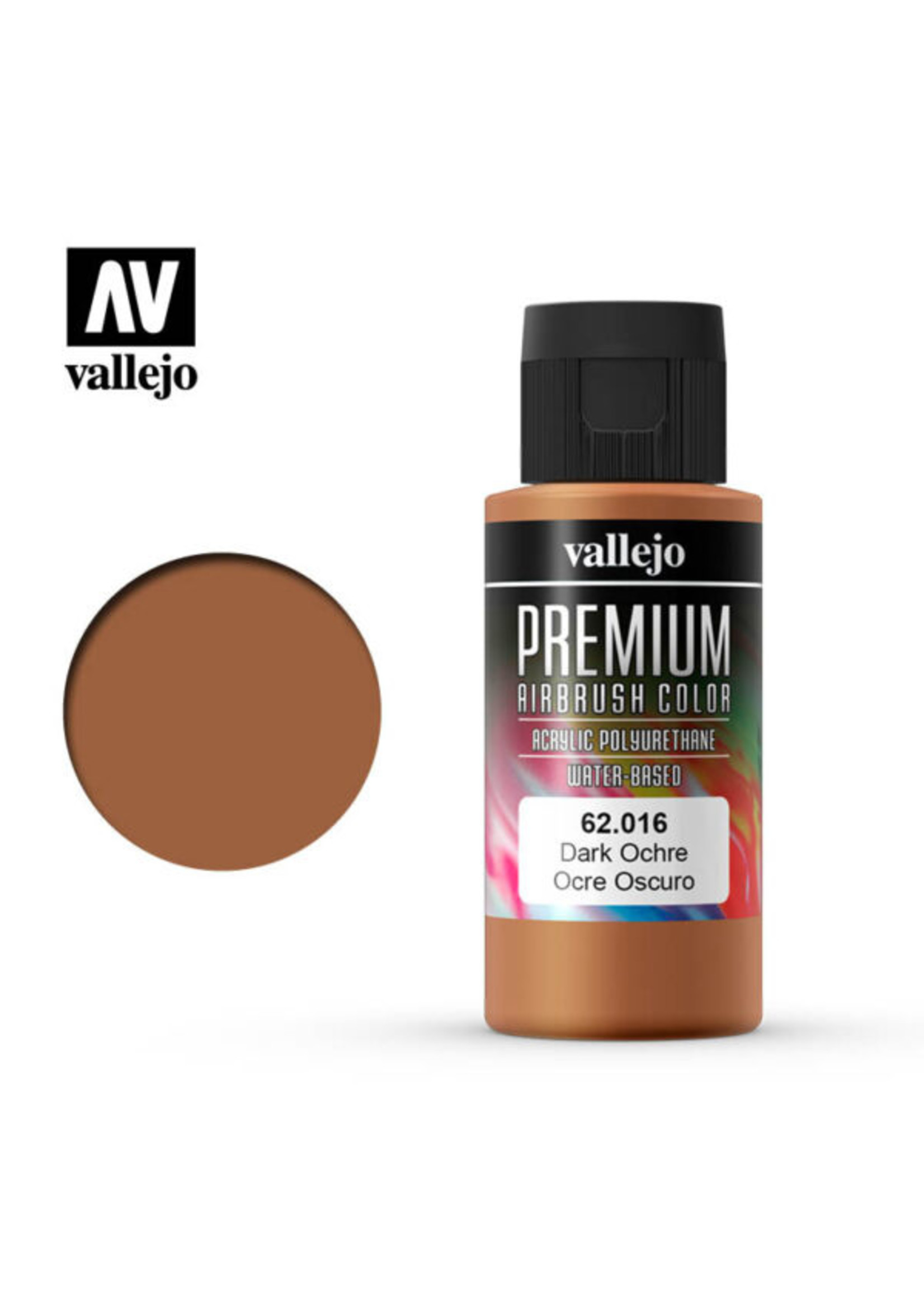 Vallejo 62.016 - Premium Airbrush Color Dark Ochre - 60ml