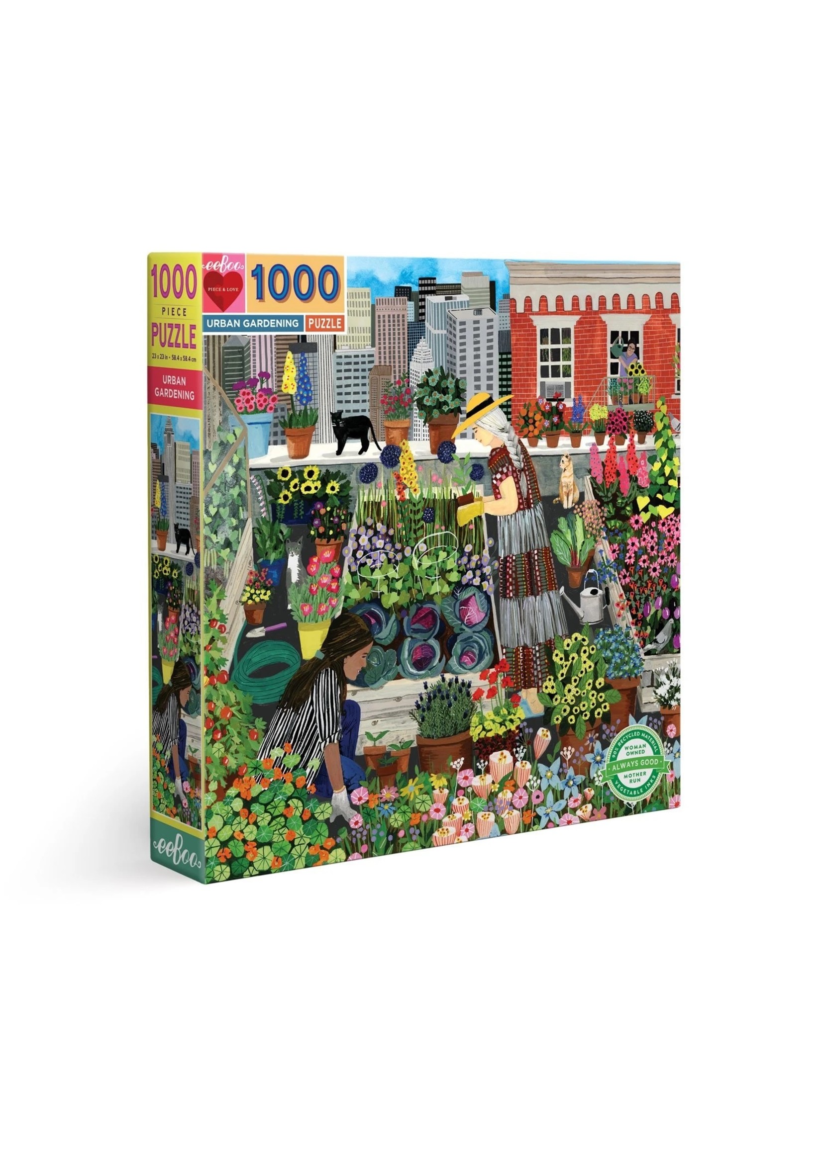 Eeboo Urban Gathering - 1000 Piece Puzzle