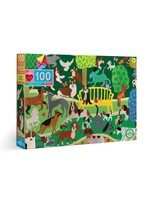 Eeboo Dogs at Play - 100 Piece Puzzle