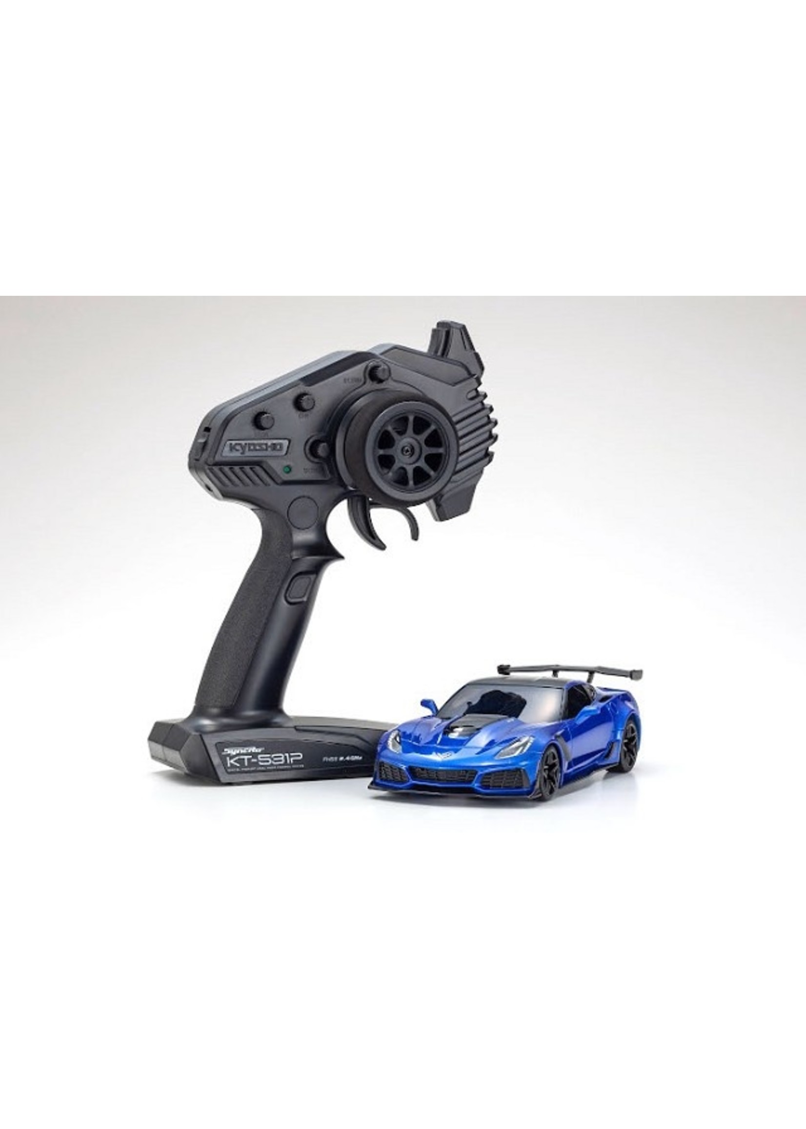 Kyosho 32334BL - MINI-Z RWD Corvette ZR1 Blue with LED - Readyset