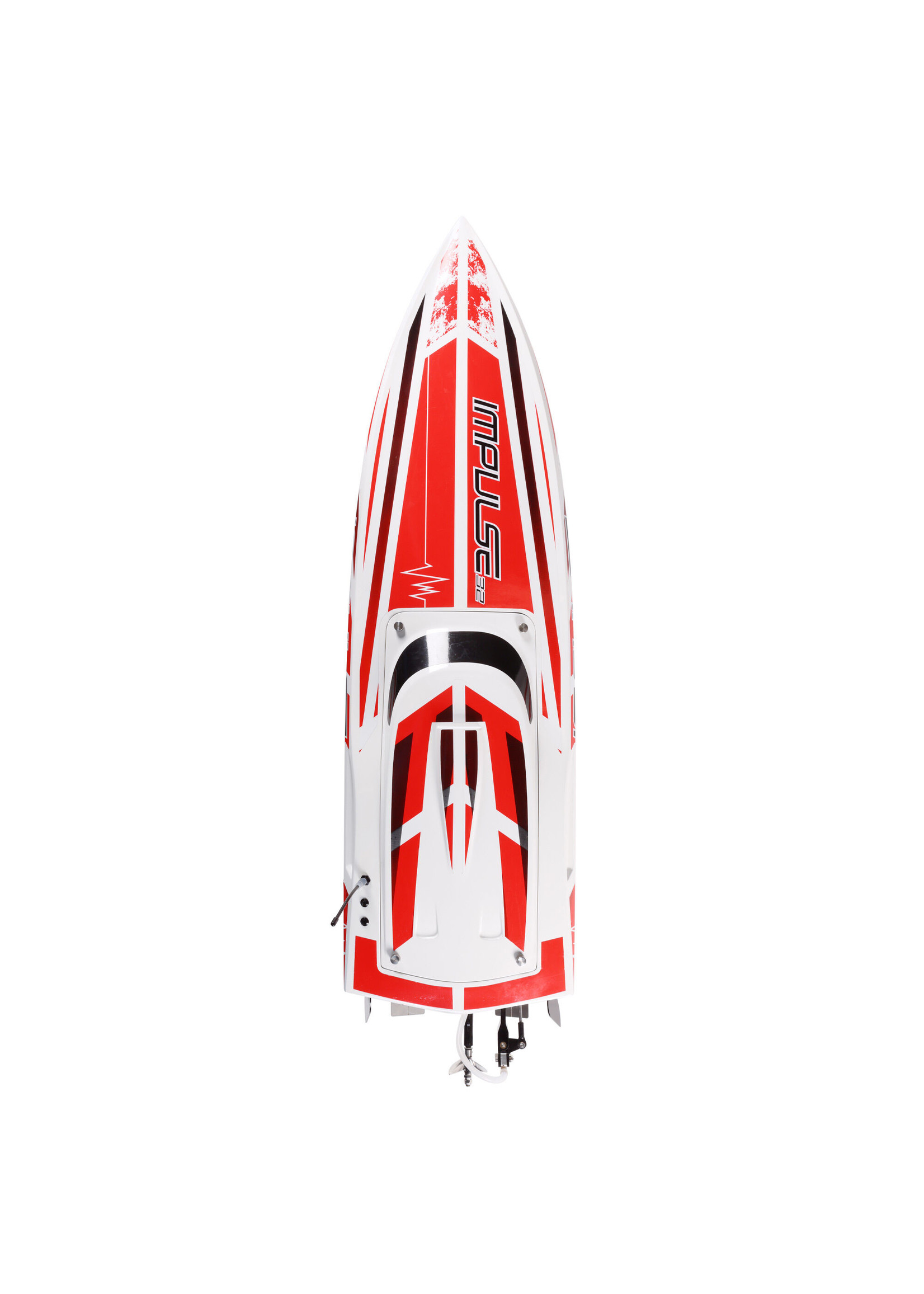 Pro Boat PRB08037T2 -  Impulse 32" Brushless Deep-V RTR with Smart - White/Red