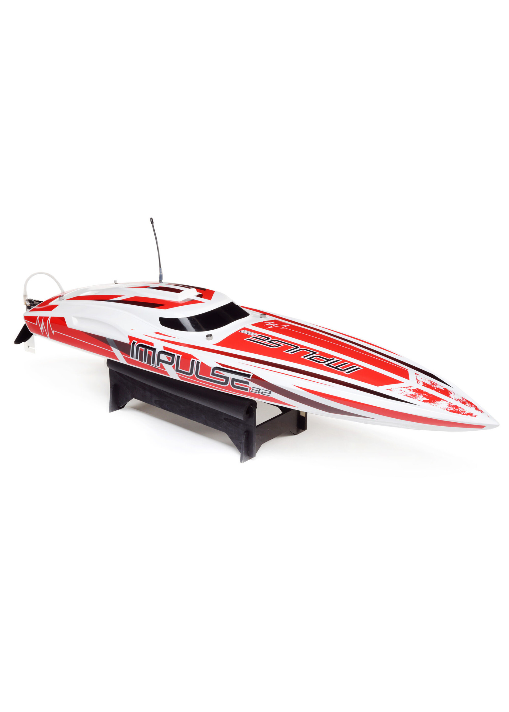 Pro Boat PRB08037T2 -  Impulse 32" Brushless Deep-V RTR with Smart - White/Red