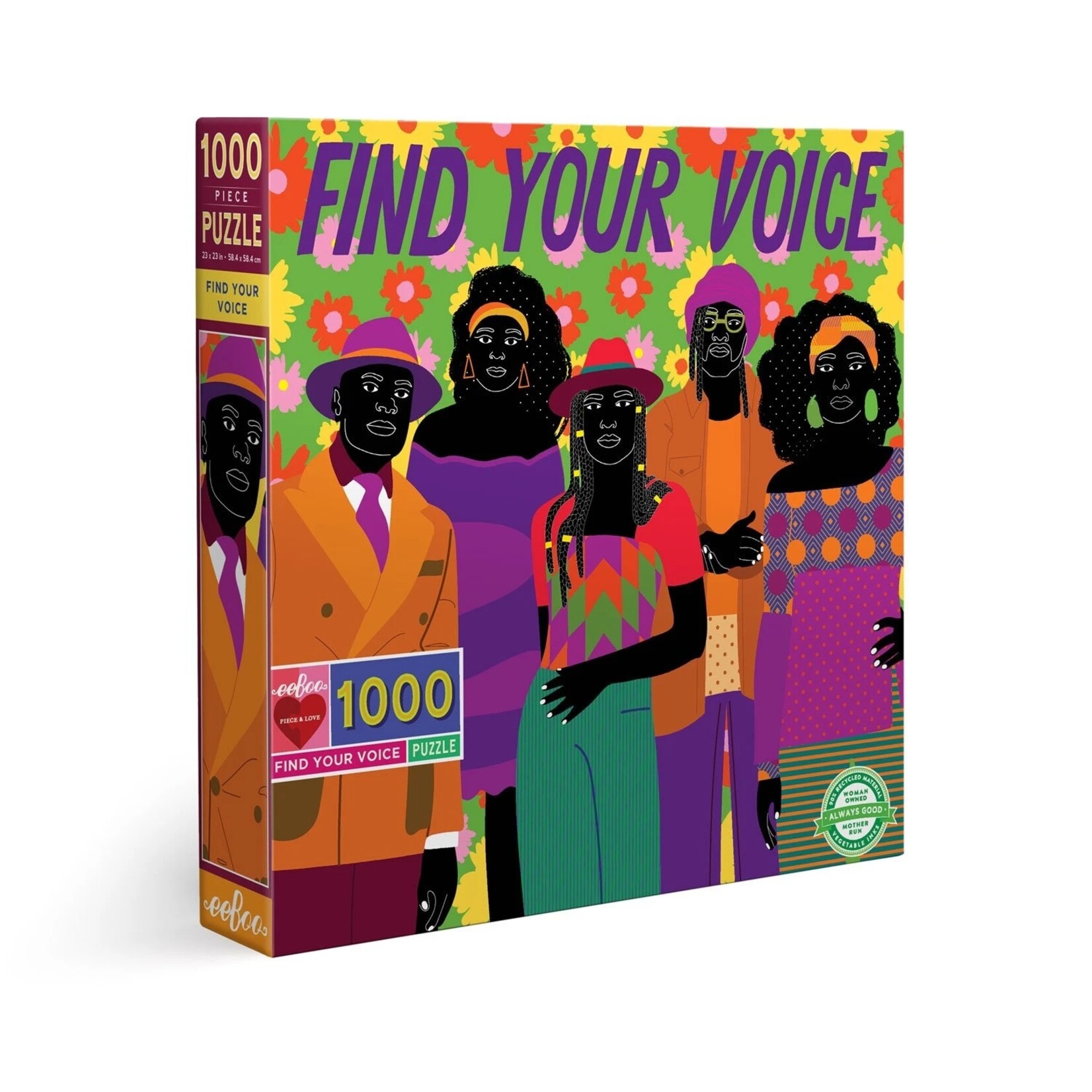 Eeboo Find Your Voice - 1000 Piece Puzzle